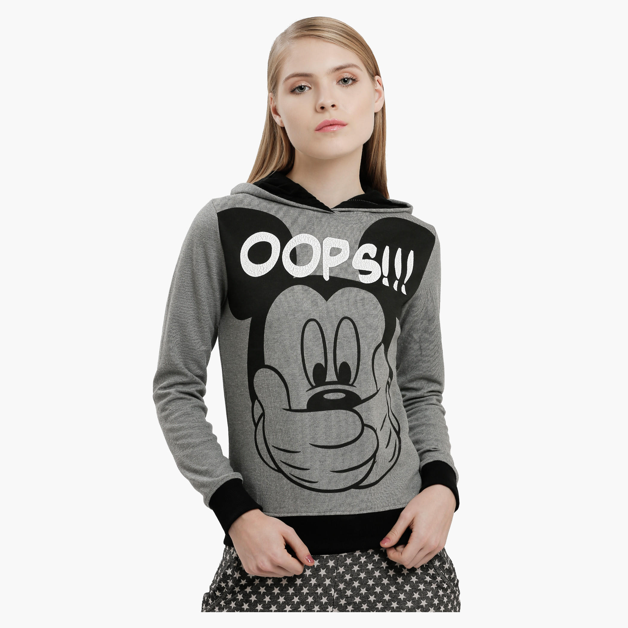 Mickey Mouse Printed Sweatshirt with Long Sleeves-women-winterwear-hoodiesandsweatshirts-sweatshirts-image-1