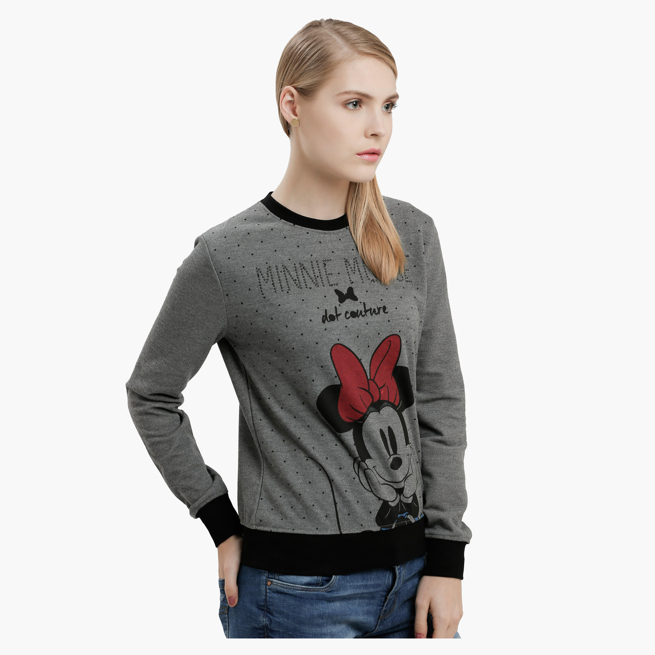 Minnie Mouse Printed Sweatshirt with Long Sleeves-women-winterwear-hoodiesandsweatshirts-sweatshirts-image-3
