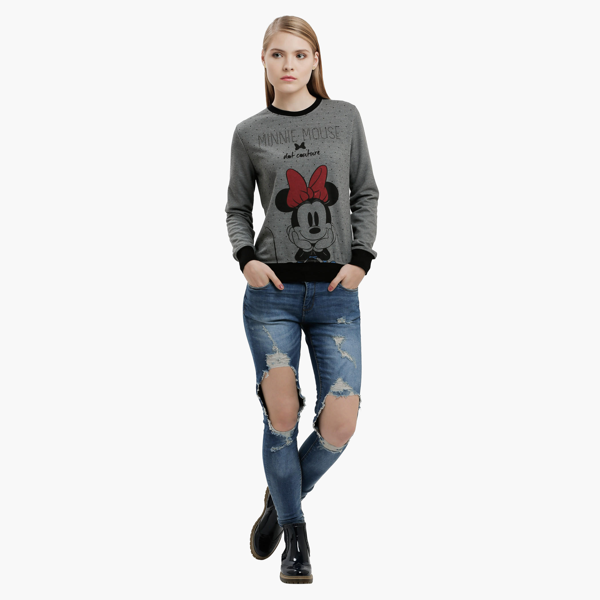 Minnie Mouse Printed Sweatshirt with Long Sleeves-women-winterwear-hoodiesandsweatshirts-sweatshirts-image-5