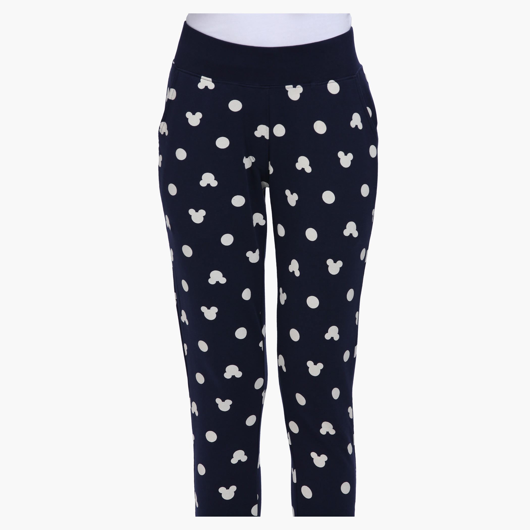 Mickey Mouse Print Jog Pants-women-clothing-bottoms-joggers-image-4