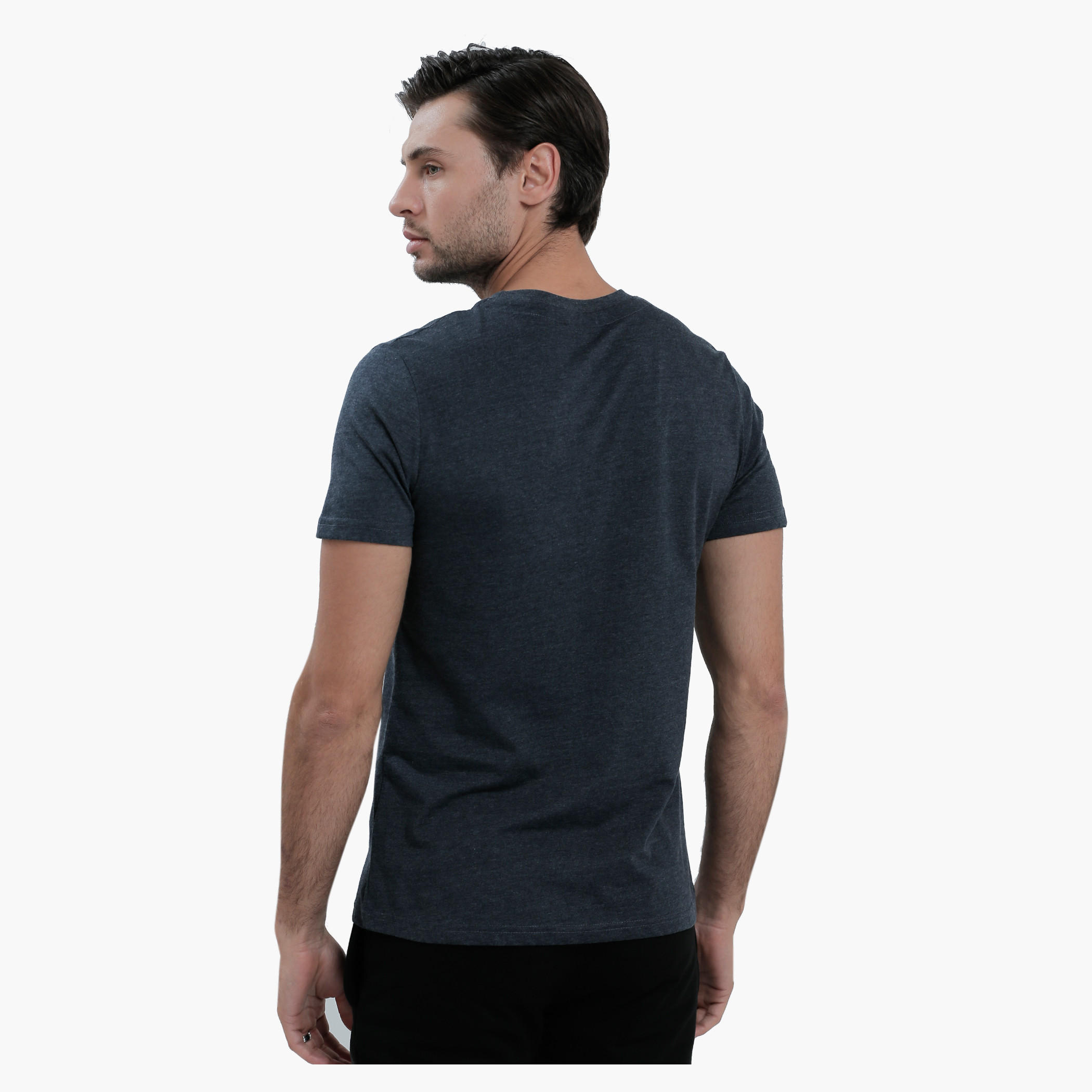 Crew Neck T-Shirt with Short Sleeves-men-clothing-tshirtsandpolos-tshirts-image-2
