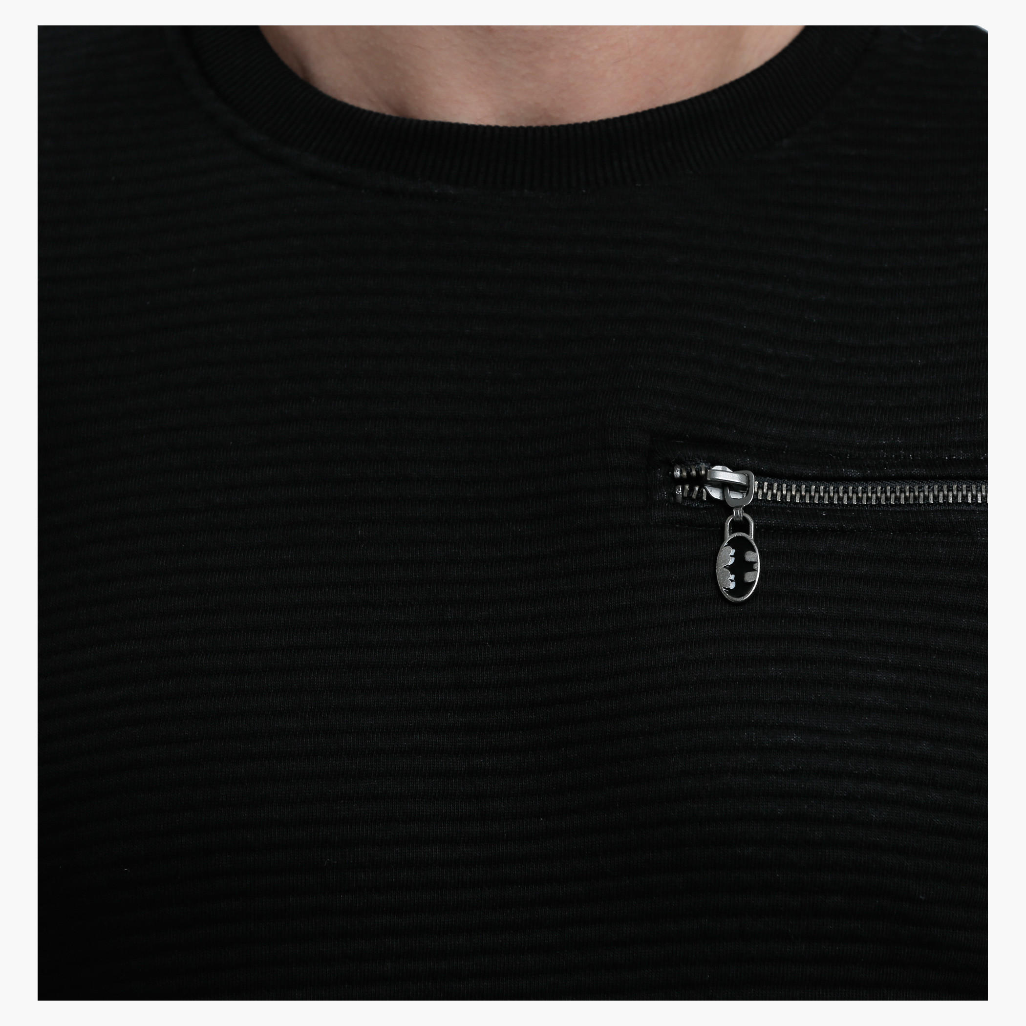 Batman Crew Neck Sweatshirt with Long Sleeves-men-winterwear-hoodiesandsweatshirts-image-4
