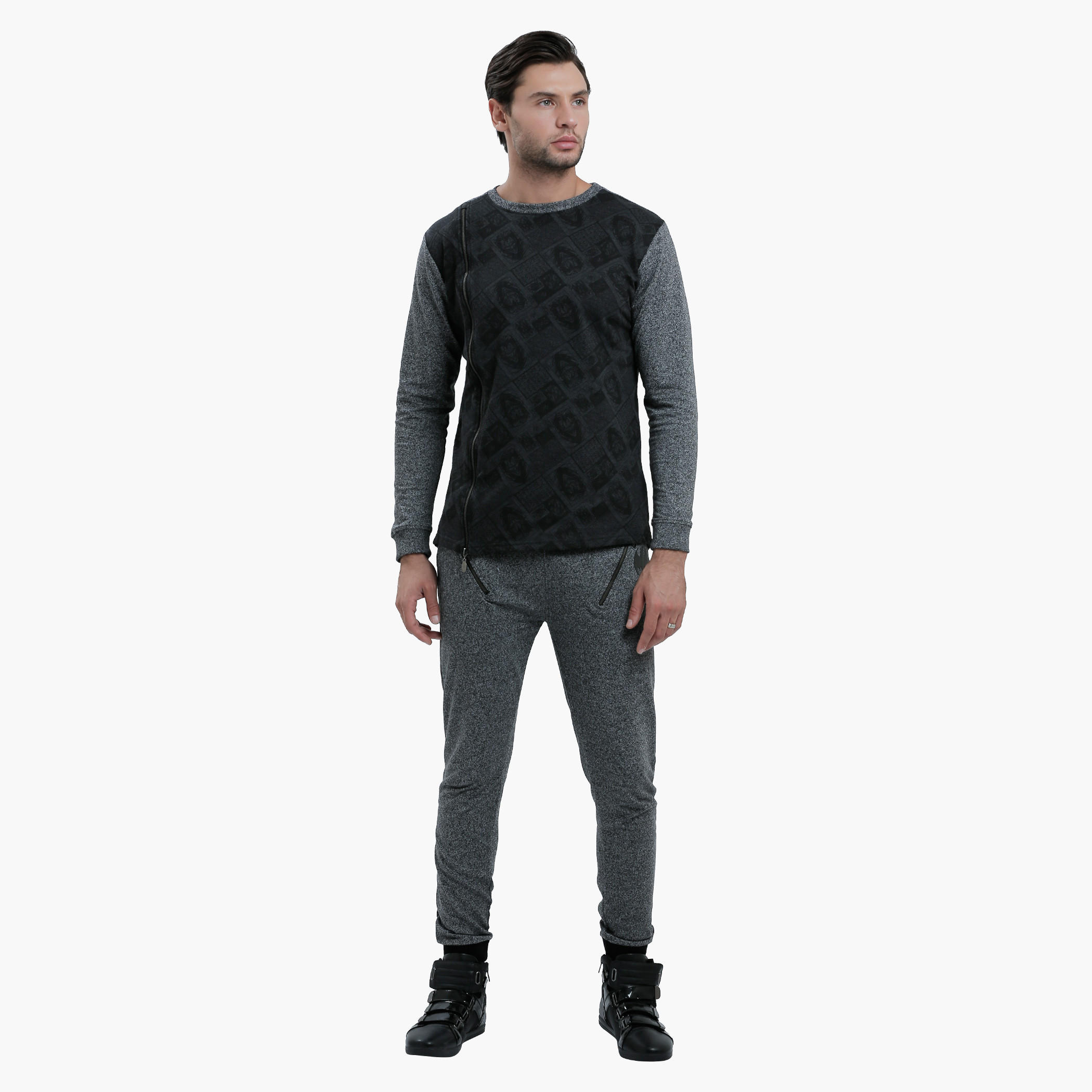 Batman Full Length Jog Pants with Cuffs and Zip Detail-men-clothing-bottoms-joggers-image-5