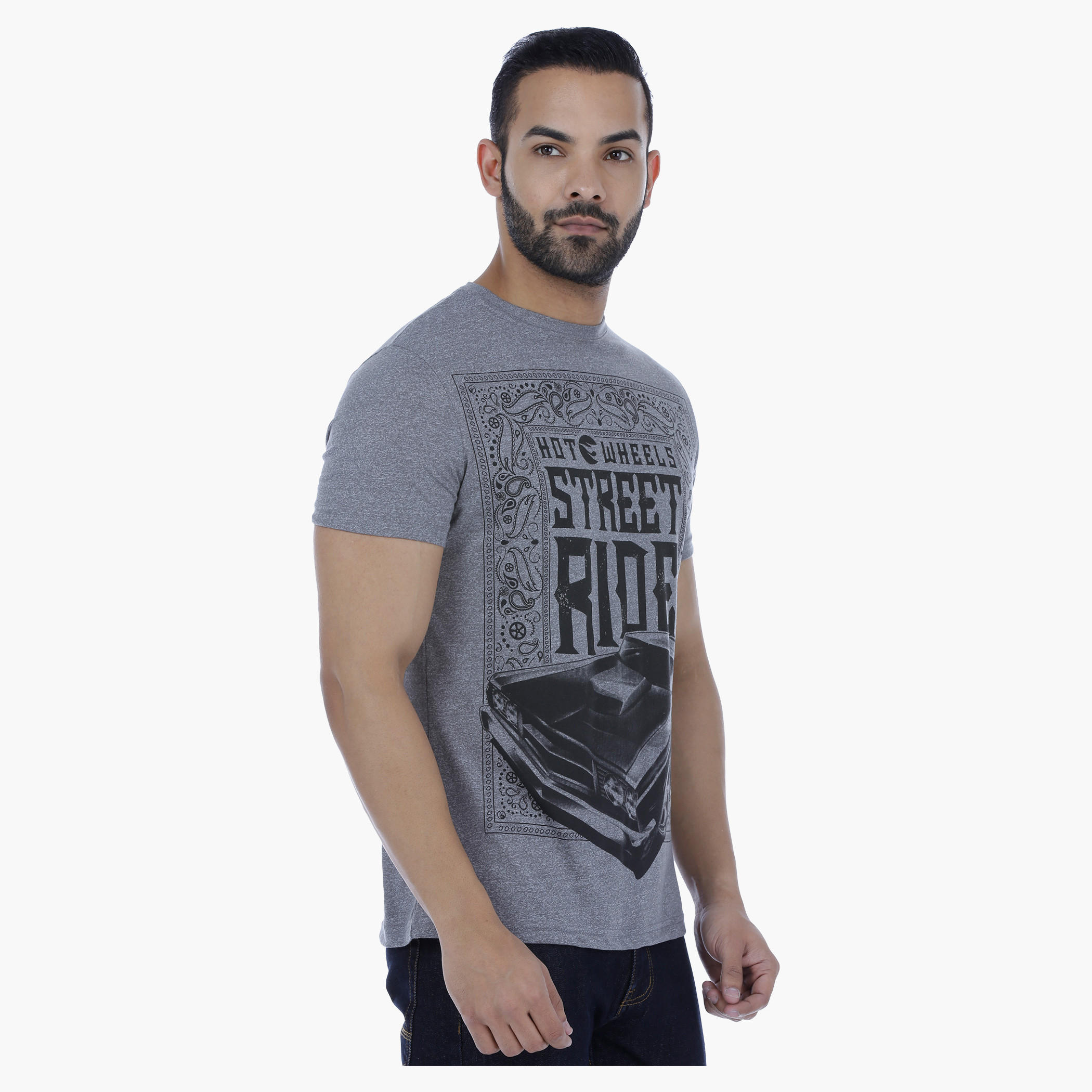 Hot Wheels Printed T-Shirt with Short Sleeves-men-clothing-tshirtsandpolos-tshirts-image-3