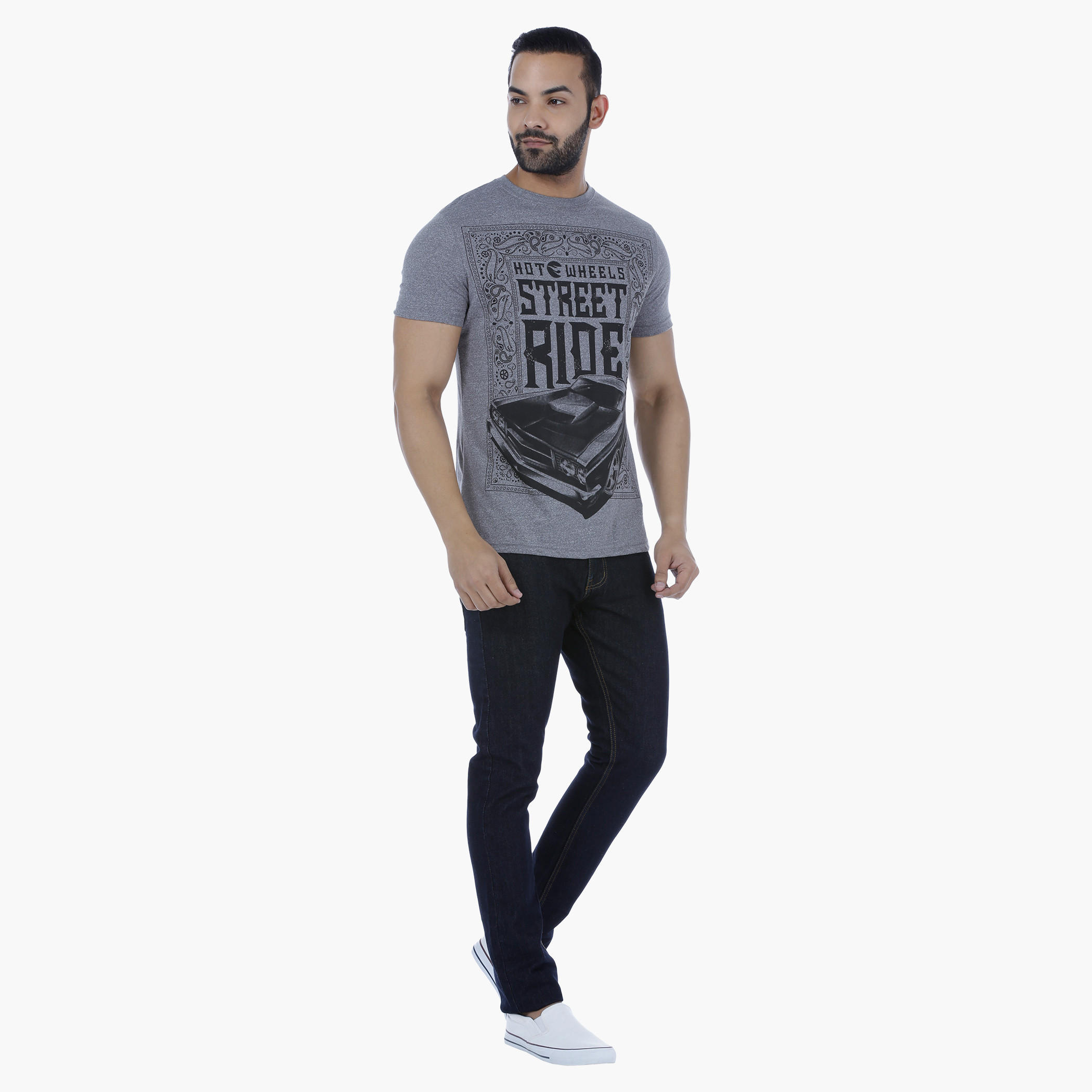 Hot Wheels Printed T-Shirt with Short Sleeves-men-clothing-tshirtsandpolos-tshirts-image-5