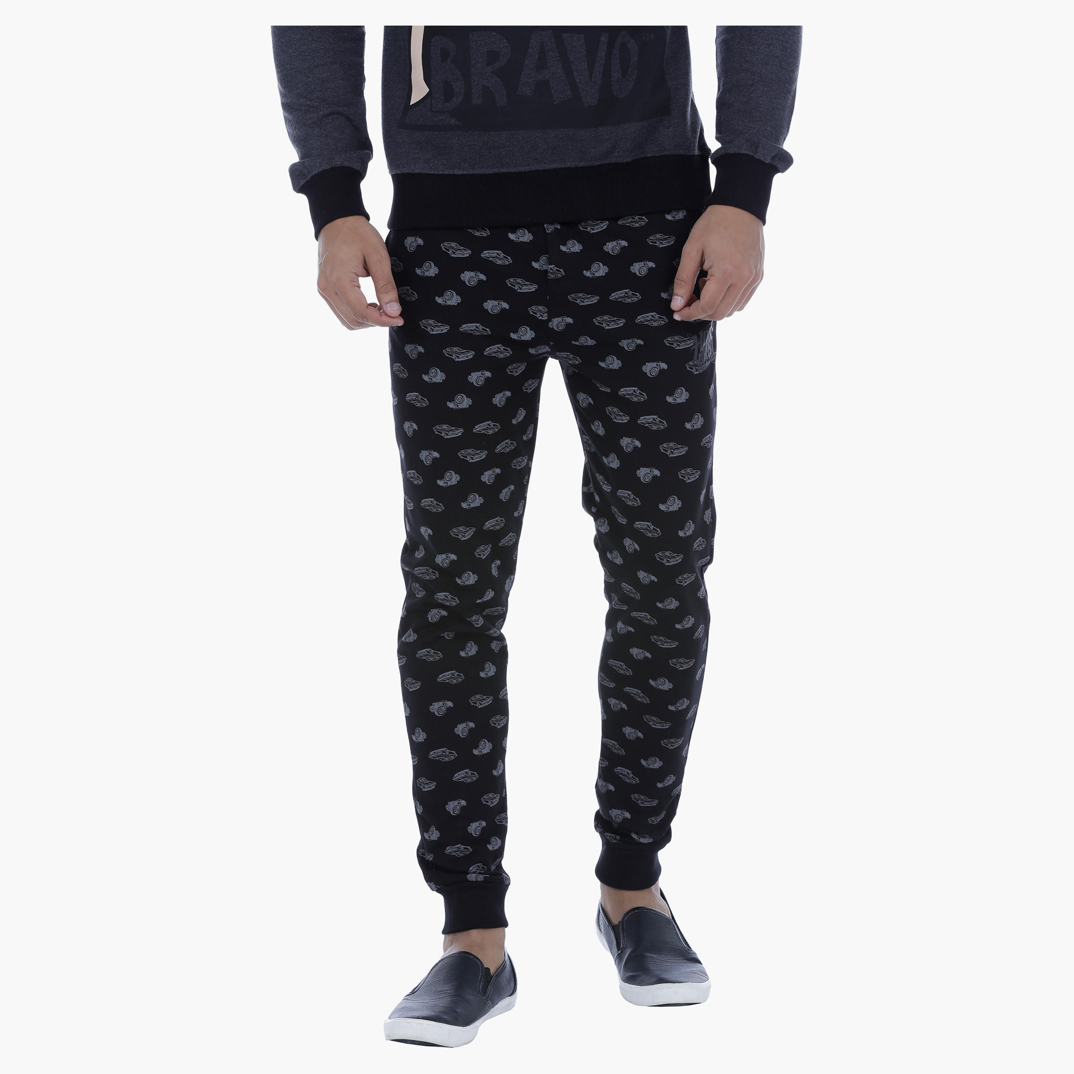 Printed Jog Pats with Cuffs-men-clothing-bottoms-joggers-image-1