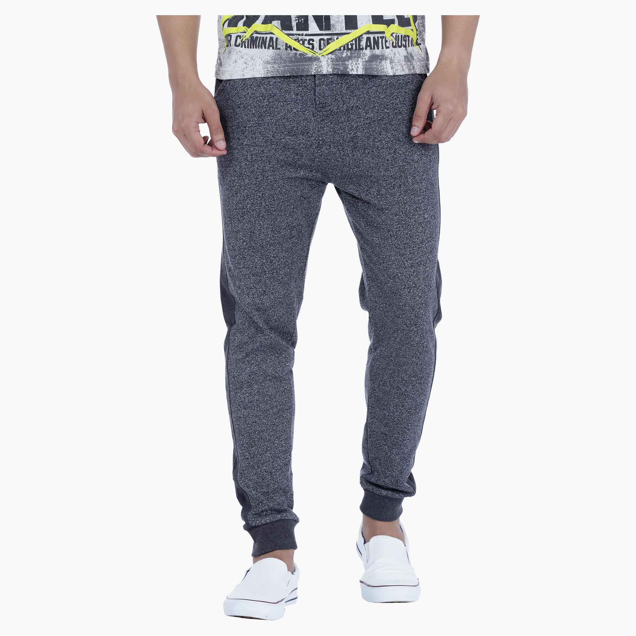 Jog Pants with Elasticised Waistband-men-clothing-bottoms-joggers-image-1