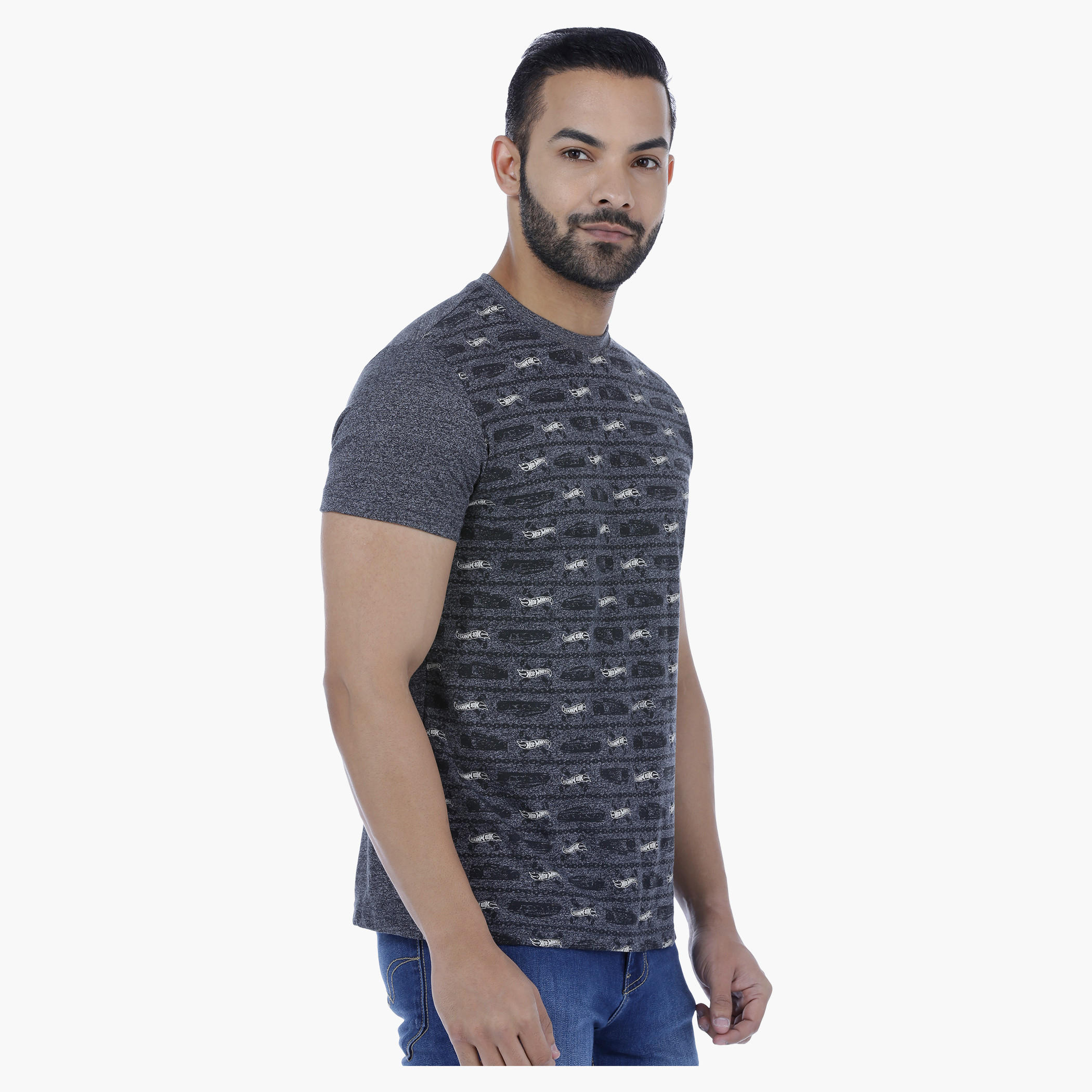 Hot Wheels Printed T-Shirt with Short Sleeves-men-clothing-tshirtsandpolos-tshirts-image-3