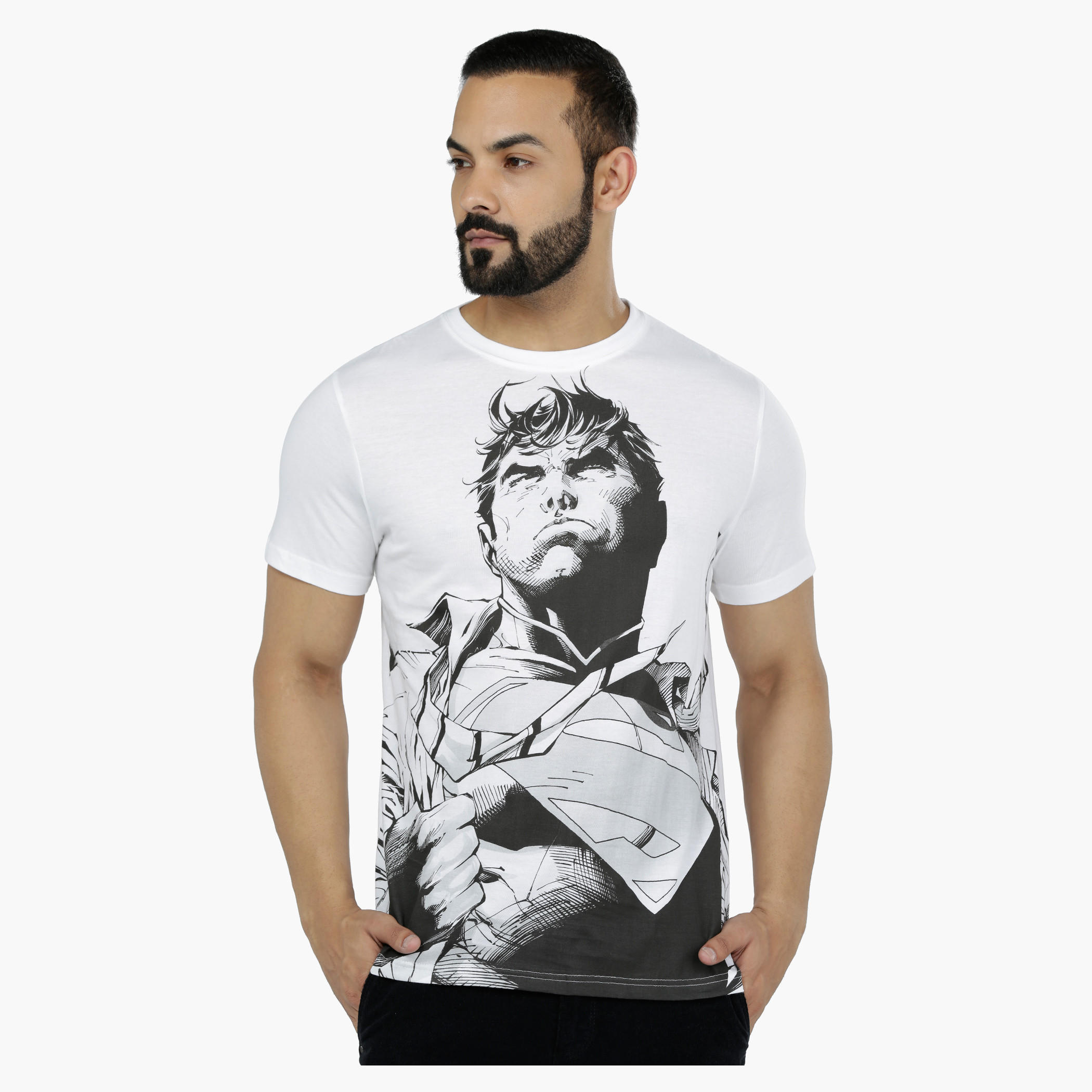 Superman Printed T-Shirt-men-clothing-tshirtsandpolos-tshirts-image-1
