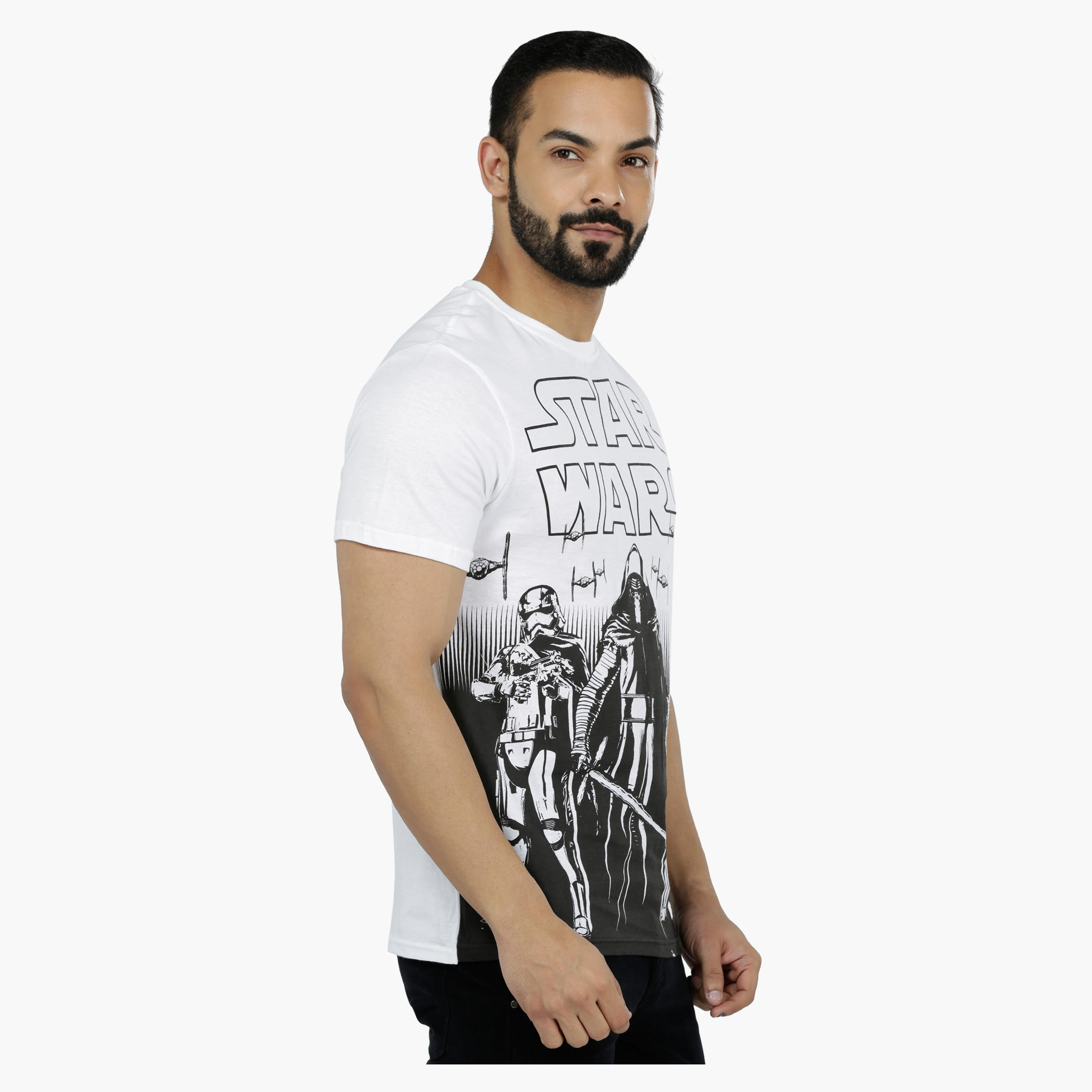 Star Wars Printed Short Sleeves Cotton T-Shirt-men-clothing-tshirtsandpolos-tshirts-image-3