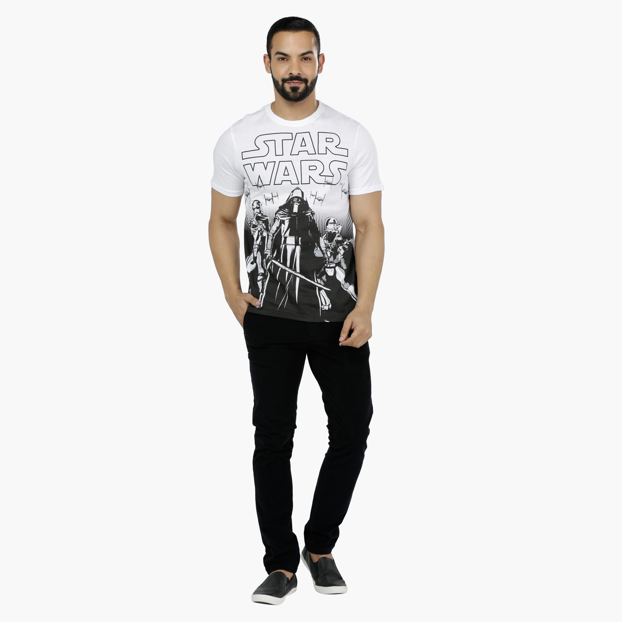 Star Wars Printed Short Sleeves Cotton T-Shirt-men-clothing-tshirtsandpolos-tshirts-image-5