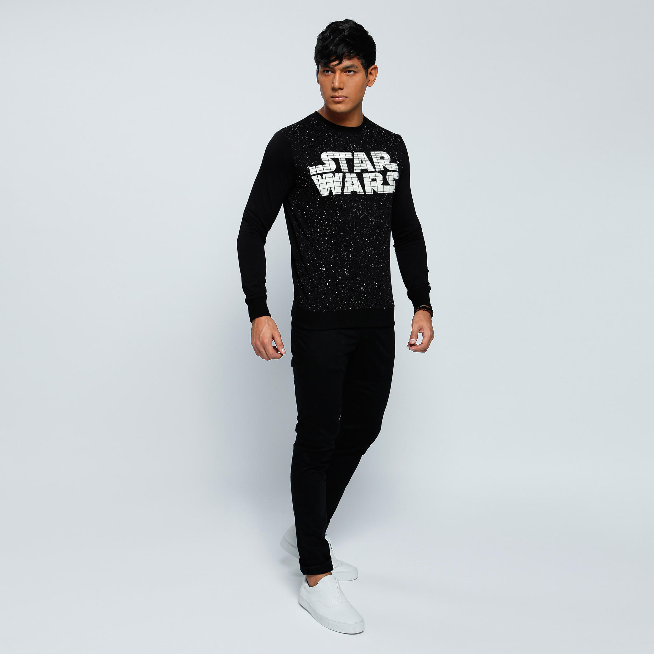 Printed Sweatshirt with Crew Neck and Long Sleeves-men-winterwear-hoodiesandsweatshirts-image-5