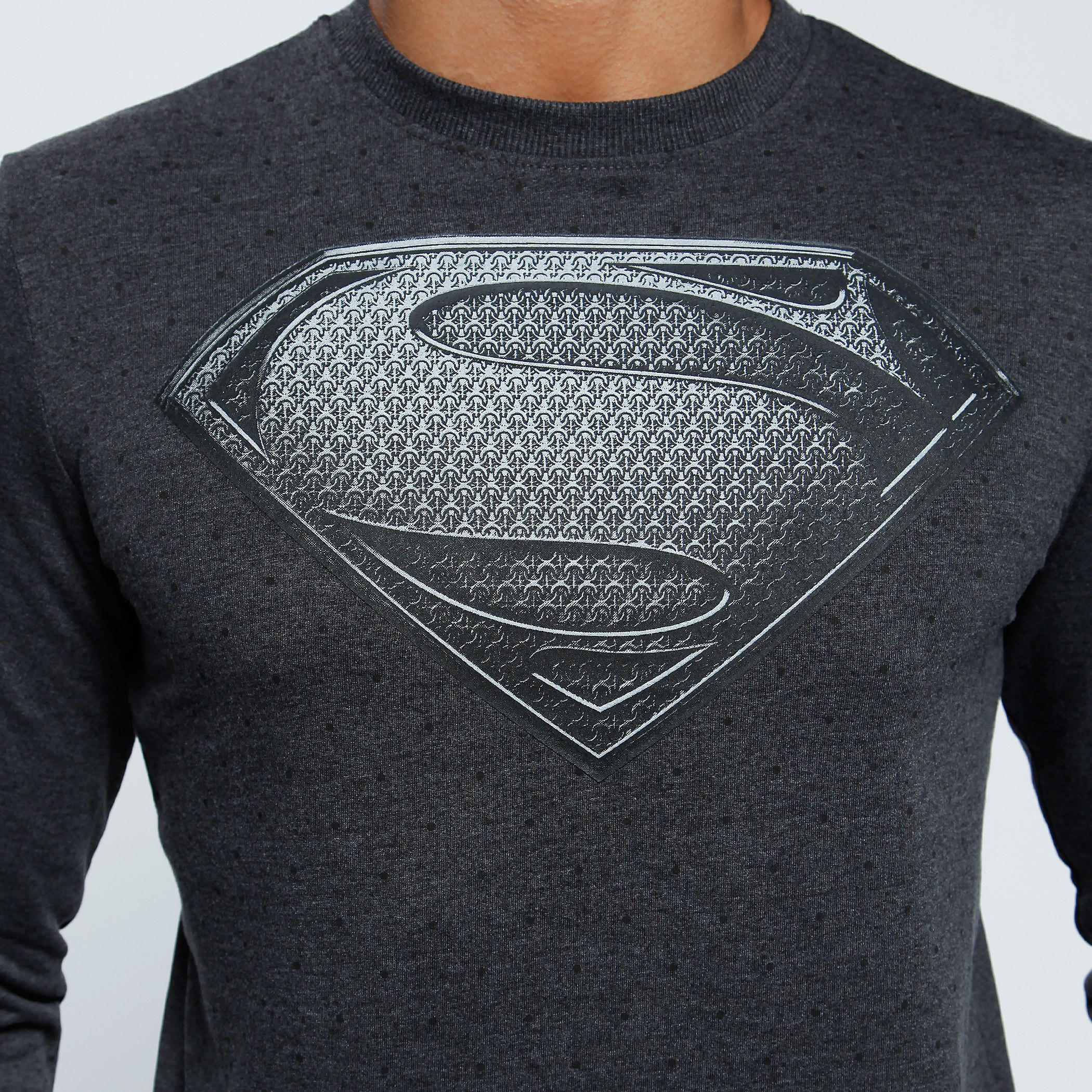 Printed Sweatshirt with Crew Neck and Long Sleeves-men-winterwear-hoodiesandsweatshirts-image-2