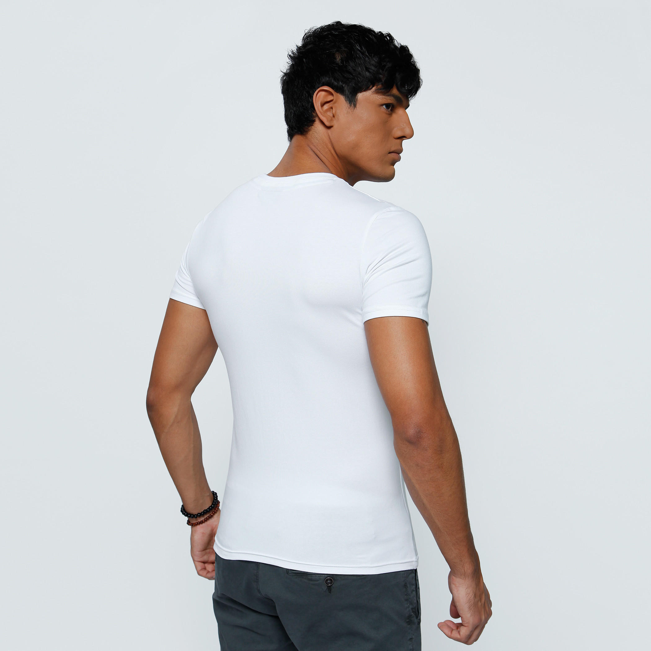 Printed T-Shirt with Crew Neck and Short Sleeves-men-clothing-tshirtsandpolos-tshirts-image-2