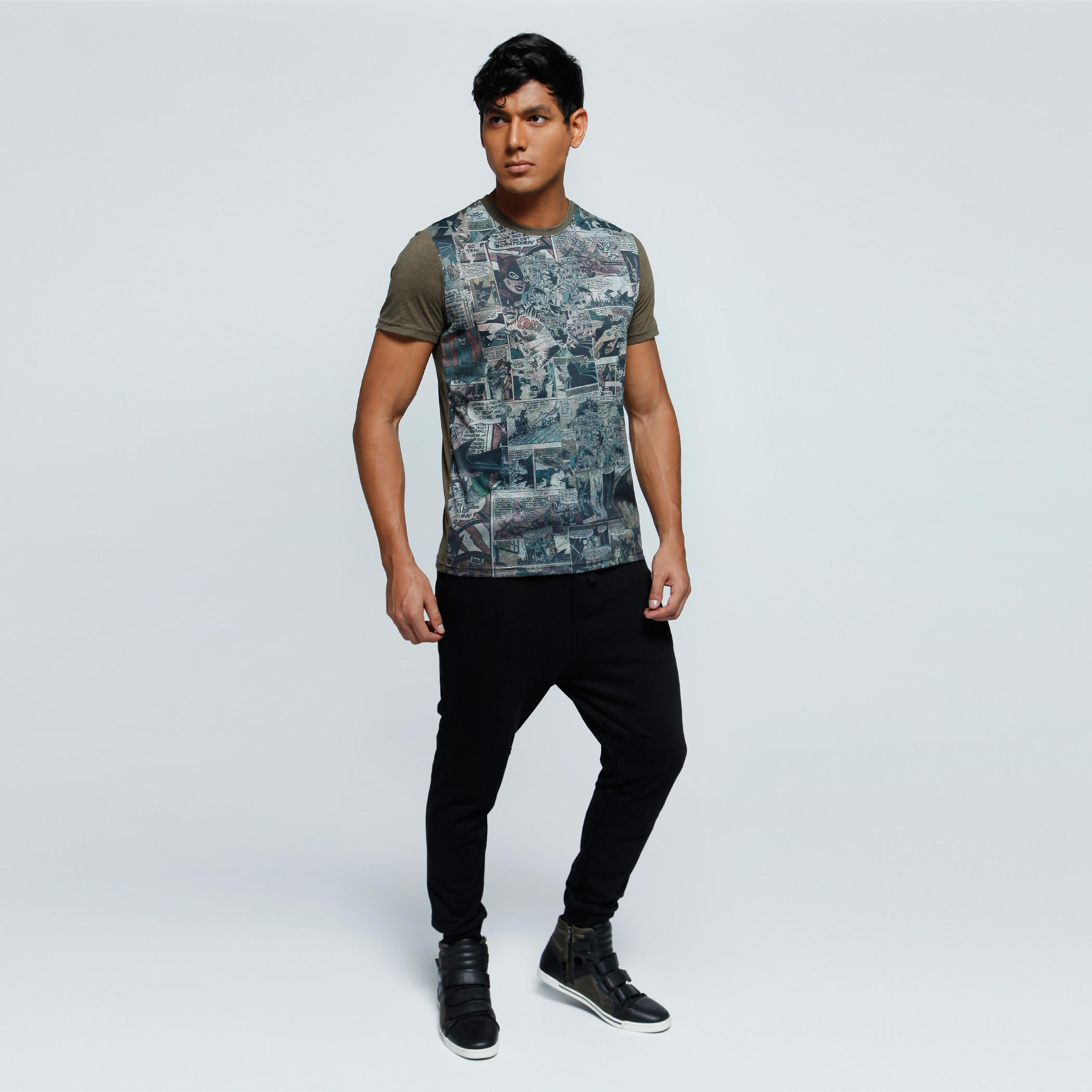 Printed T-Shirt with Short Sleeves and Crew Neck-men-clothing-tshirtsandpolos-tshirts-image-1
