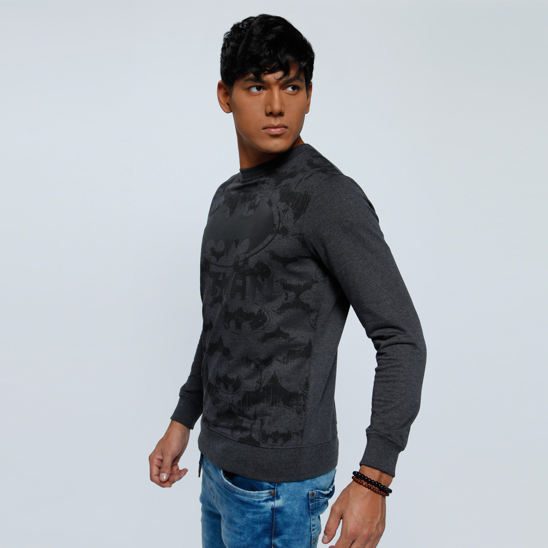 Printed Sweatshirt with Crew Neck and Long Sleeves-men-winterwear-hoodiesandsweatshirts-image-3