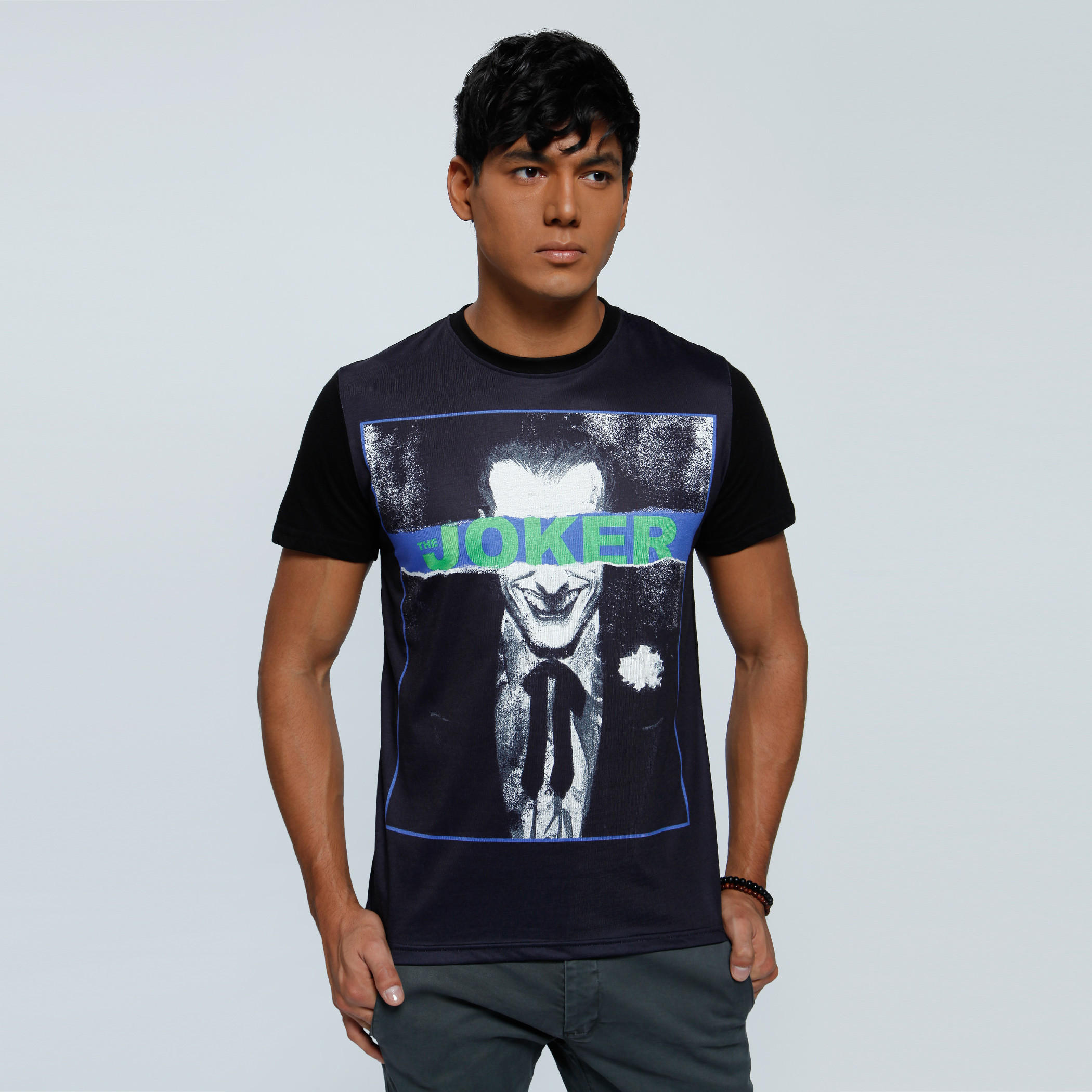 Printed T-Shirt with Crew Neck and Short Sleeves-men-clothing-tshirtsandpolos-tshirts-image-1