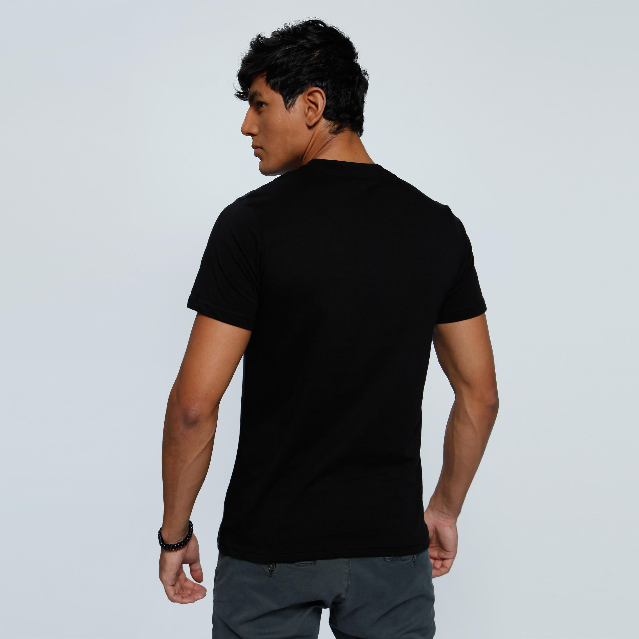 Printed T-Shirt with Crew Neck and Short Sleeves-men-clothing-tshirtsandpolos-tshirts-image-2