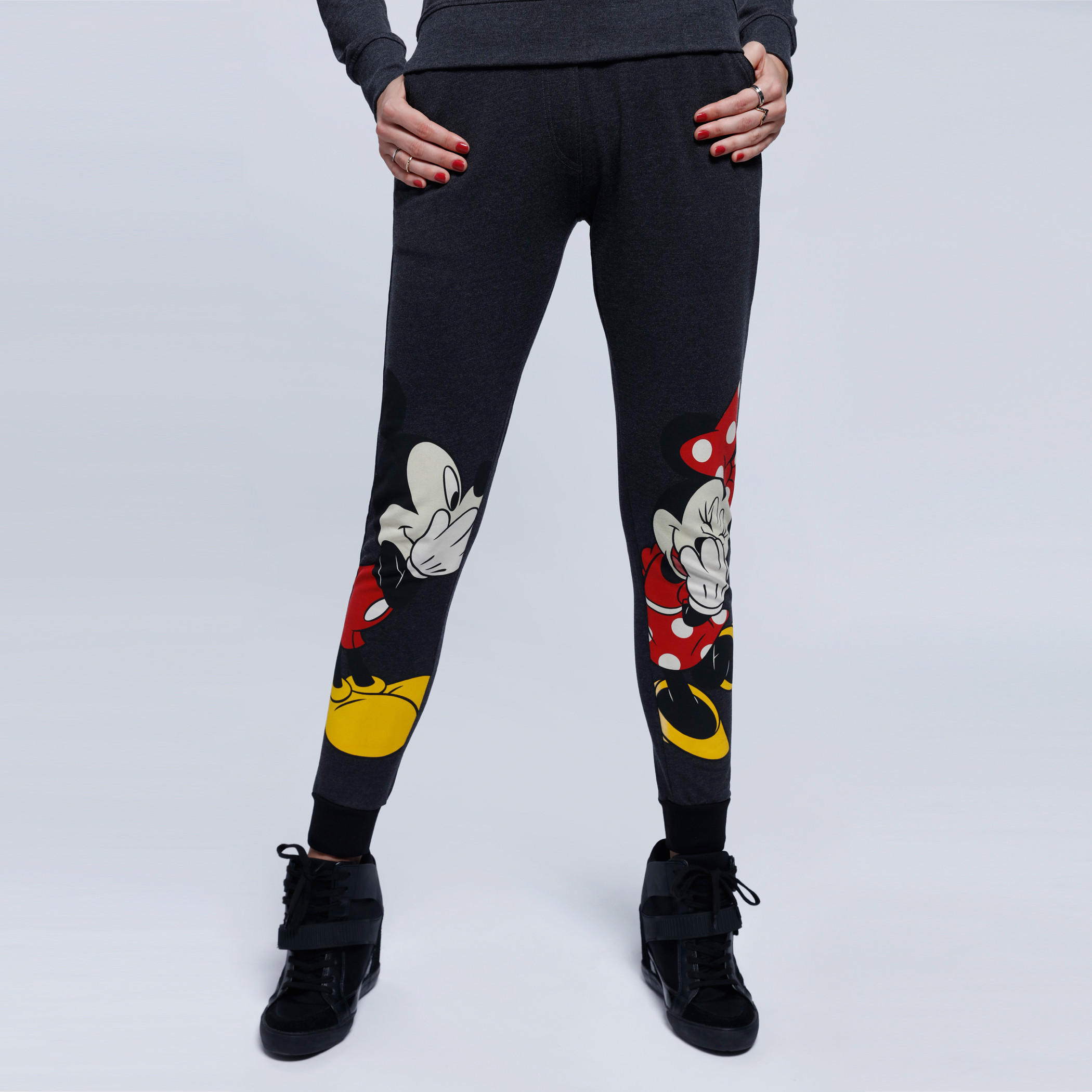 Printed Full Length Jog Pants with Elastic Waistband-women-clothing-bottoms-trousers-image-1