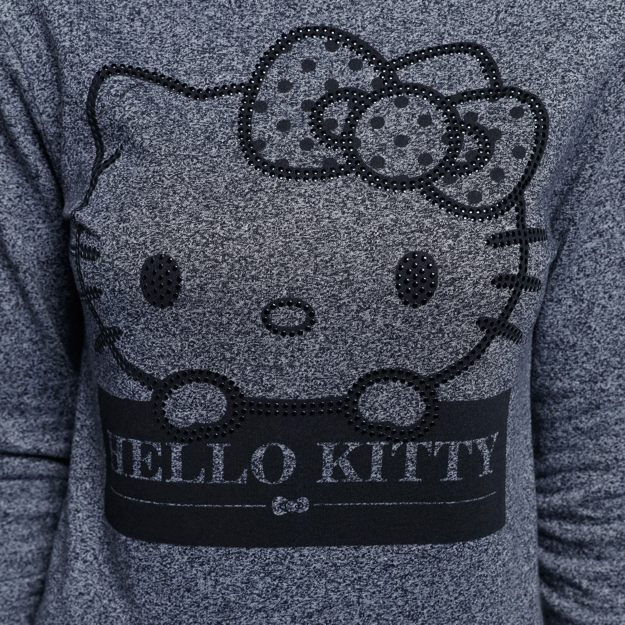 Printed Sweatshirt with Round Neck and Long Sleeves-women-winterwear-hoodiesandsweatshirts-sweatshirts-image-4