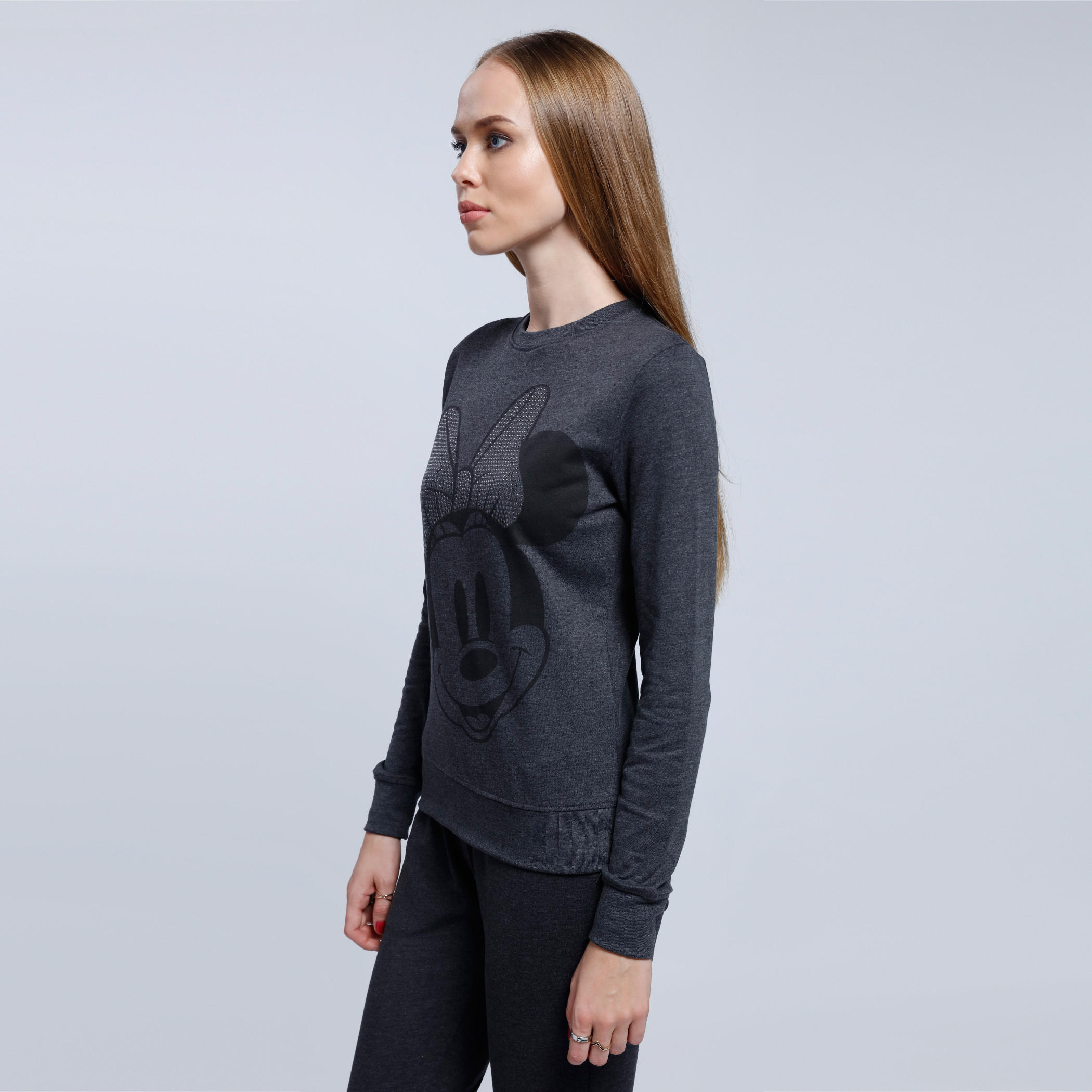 Printed Sweatshirt with Round Neck and Long Sleeves-women-winterwear-hoodiesandsweatshirts-sweatshirts-image-3