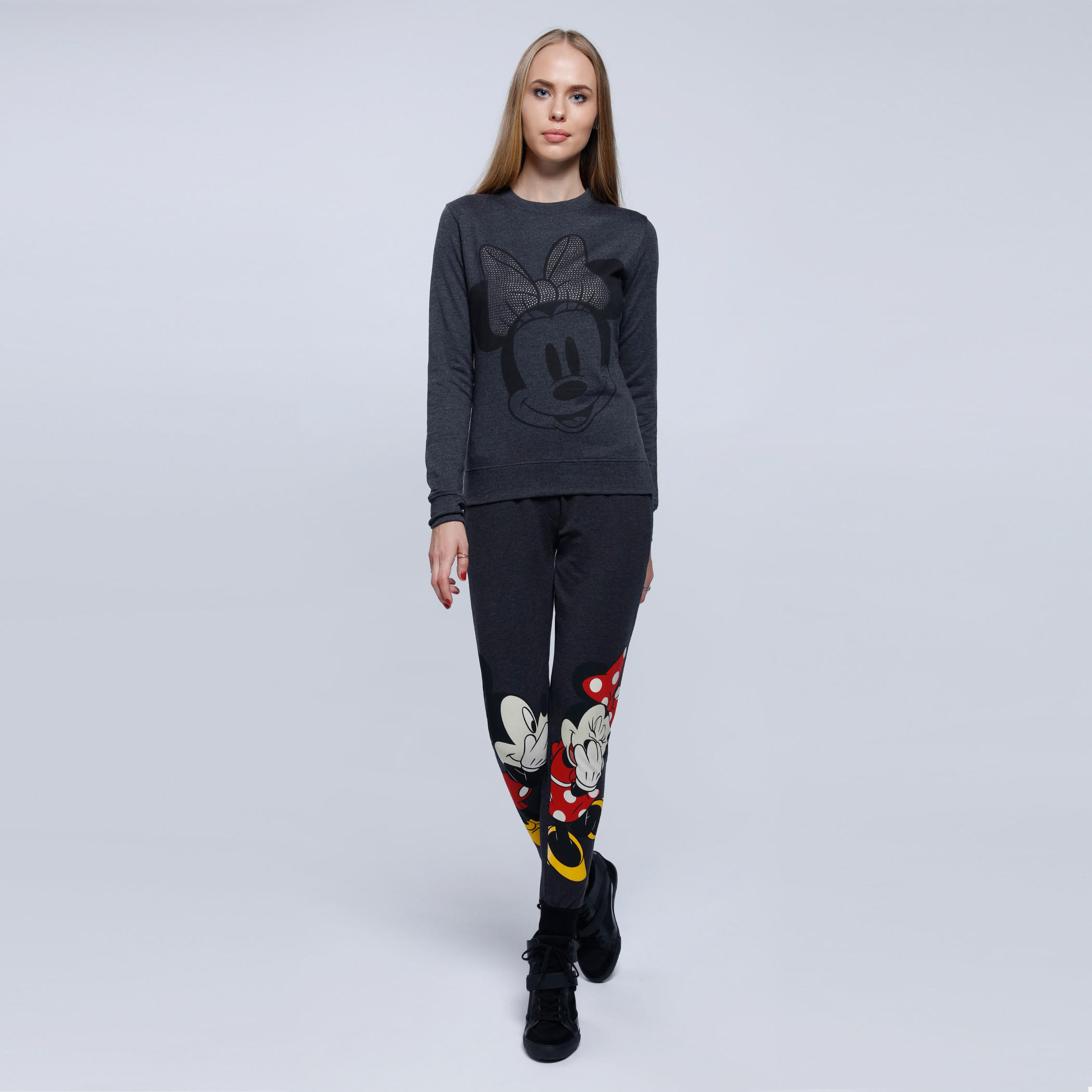 Printed Sweatshirt with Round Neck and Long Sleeves-women-winterwear-hoodiesandsweatshirts-sweatshirts-image-5