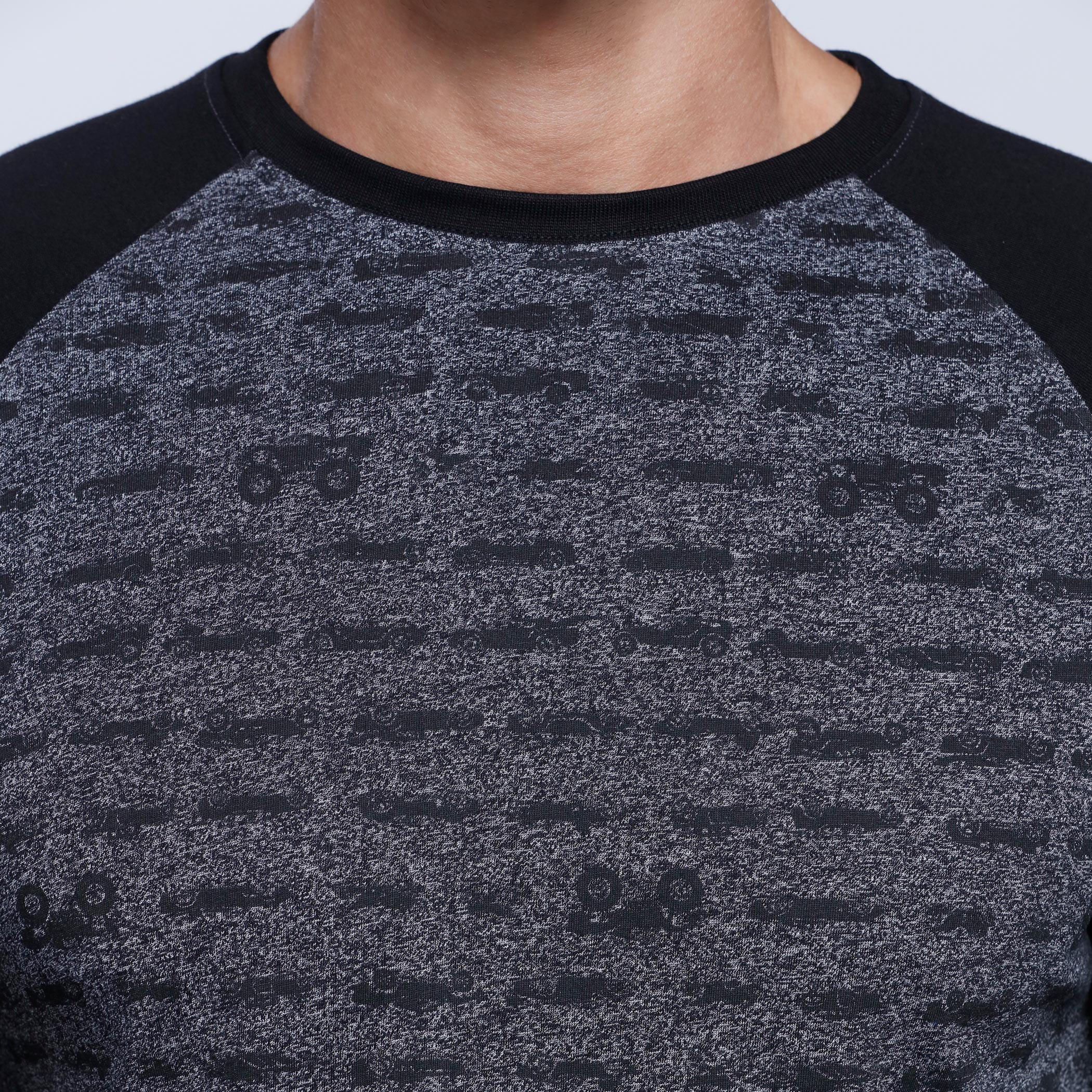 Printed T-Shirt with Crew Neck and Short Sleeves-men-clothing-tshirtsandpolos-tshirts-image-4