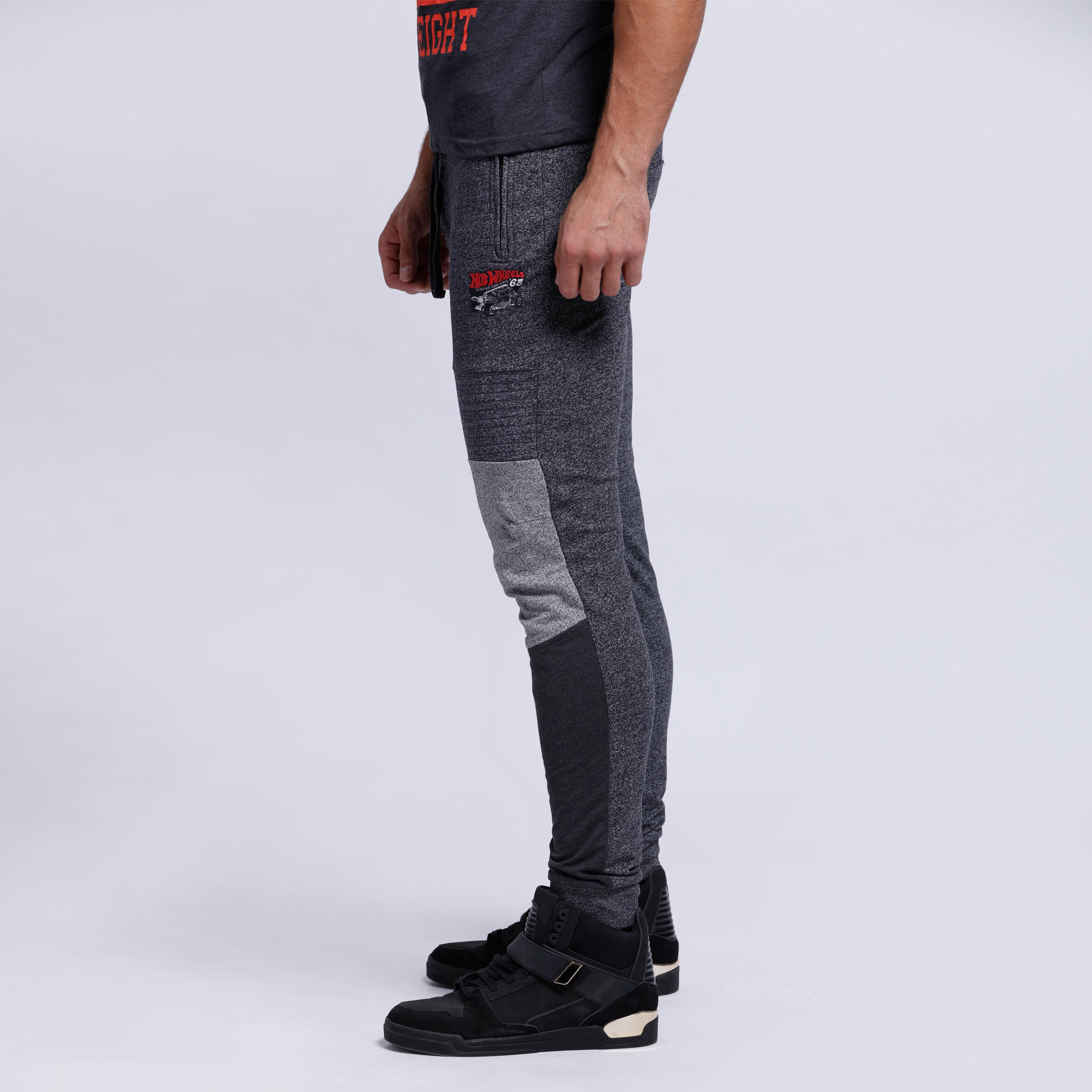 Hot Wheels Printed Full Length Joggers with Elasticised Waistband-men-clothing-bottoms-joggers-image-3