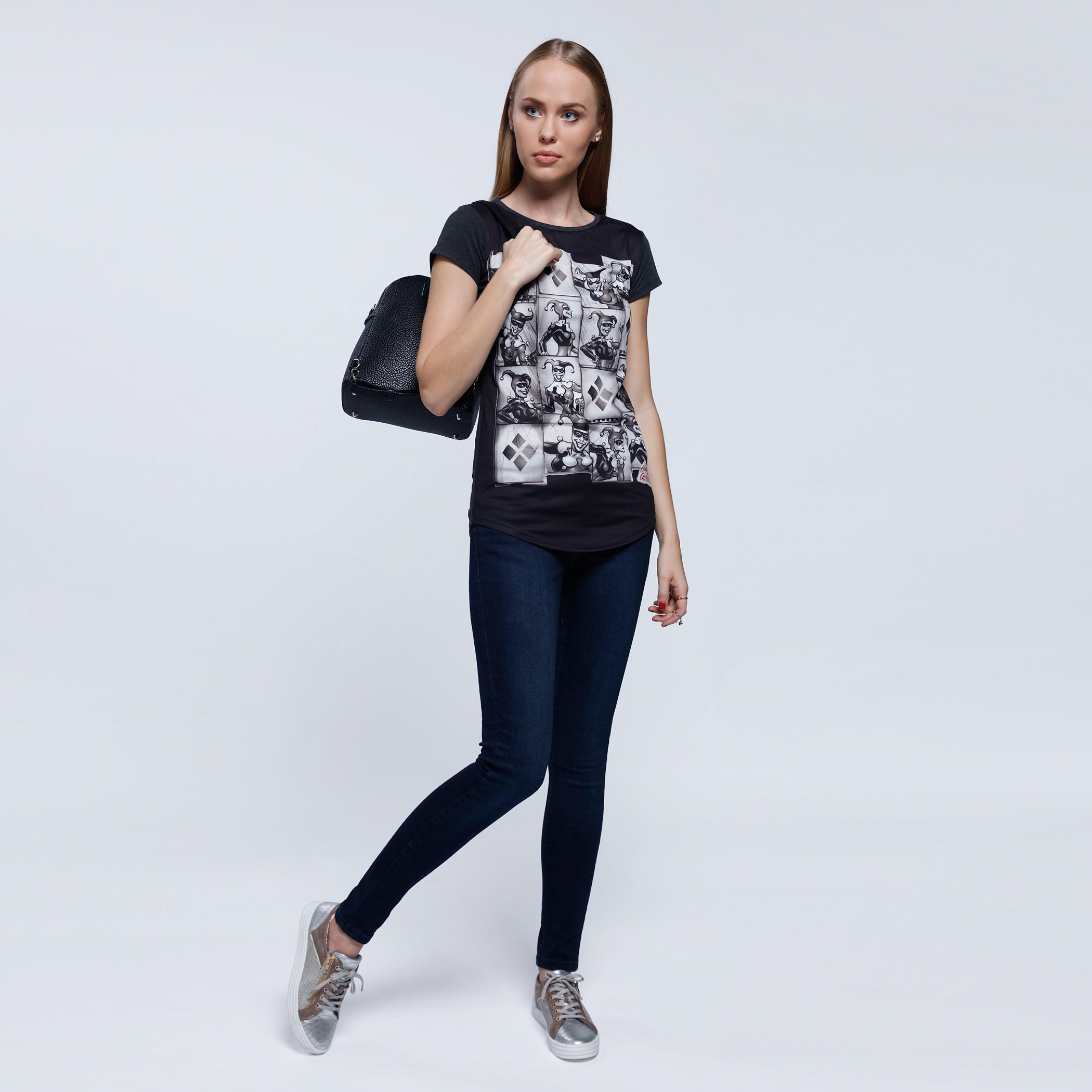 Printed T-Shirt with Short Sleeves-women-clothing-tshirts-image-5