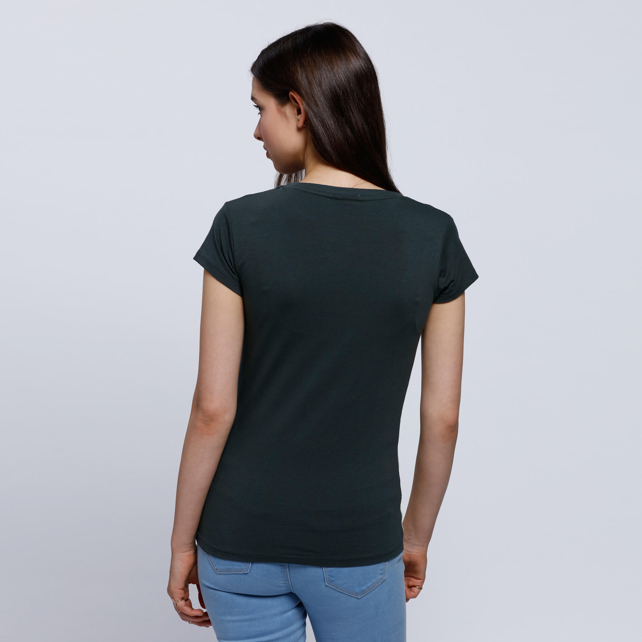 Graphic Print T-Shirt with Round Neck and Short Sleeves-women-clothing-tshirts-image-2