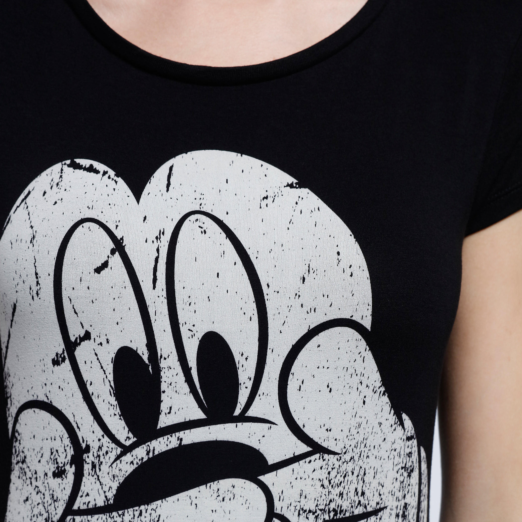 Printed T-Shirt with Round Neck and Short Sleeves-women-clothing-tshirts-image-4