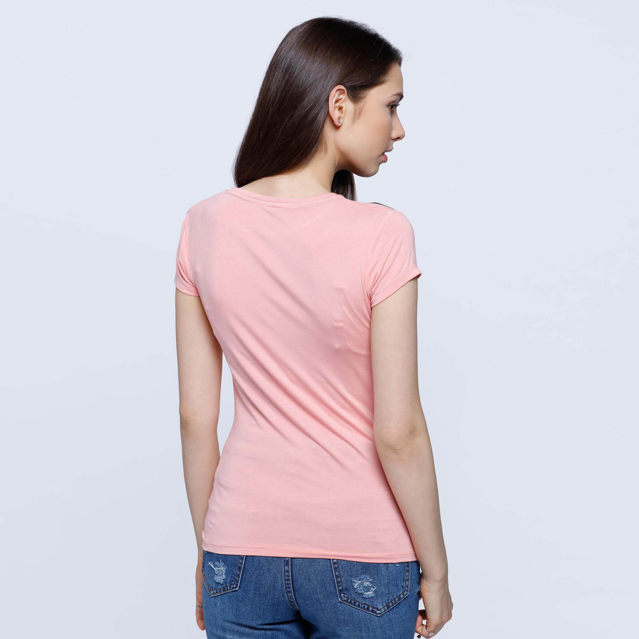 Mickey Mouse Printed Round Neck T-Shirt-women-clothing-tshirts-image-4