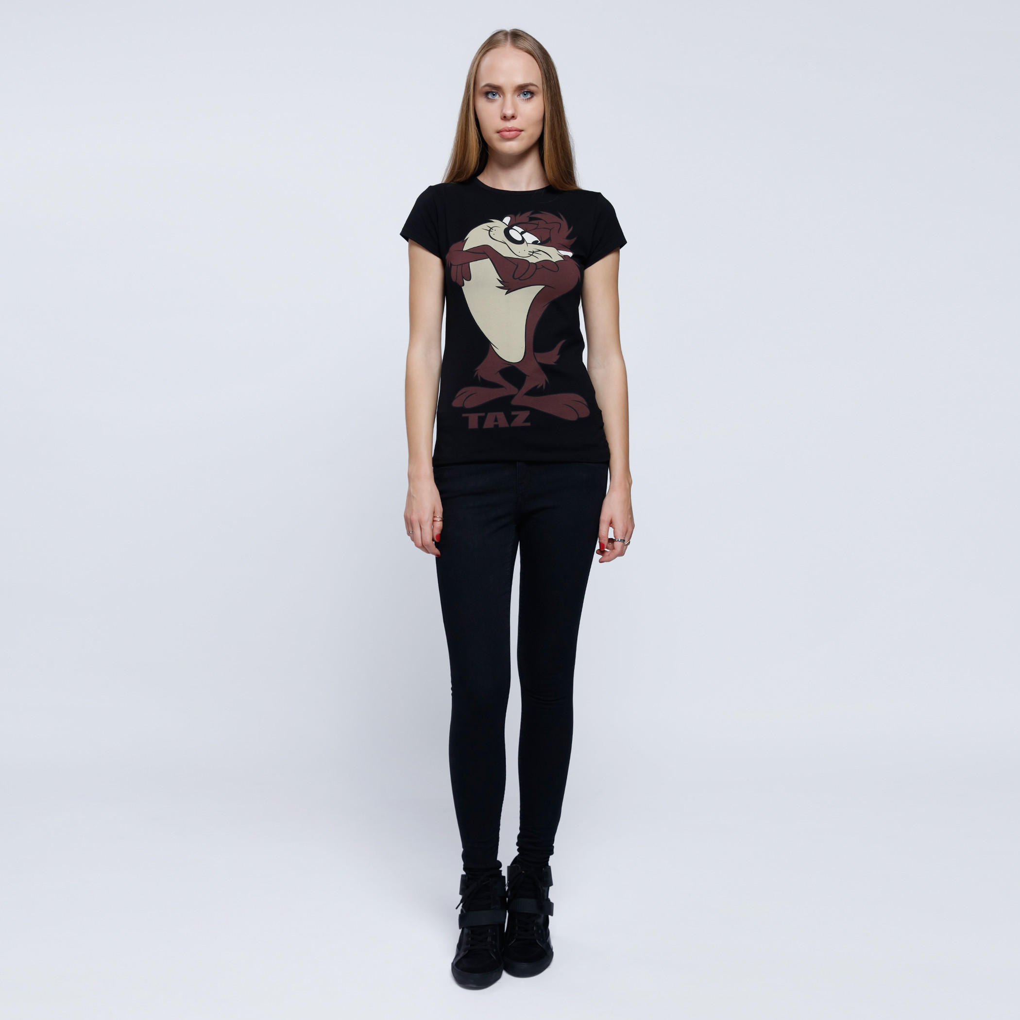 Printed T-Shirt with Round Neck and Short Sleeves-women-clothing-tshirts-image-5