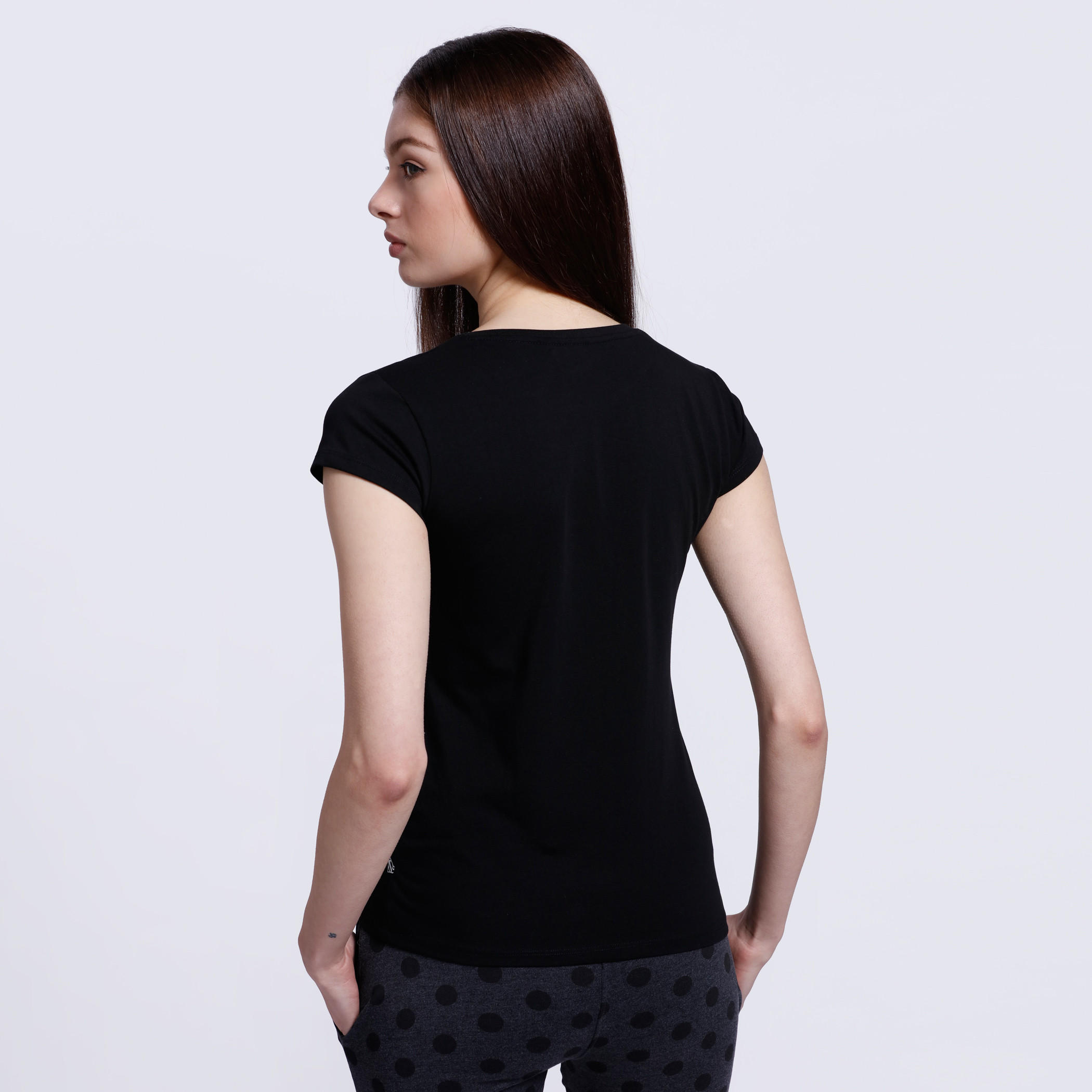 Superman Print T-Shirt with Short Sleeves-women-clothing-tshirts-image-4