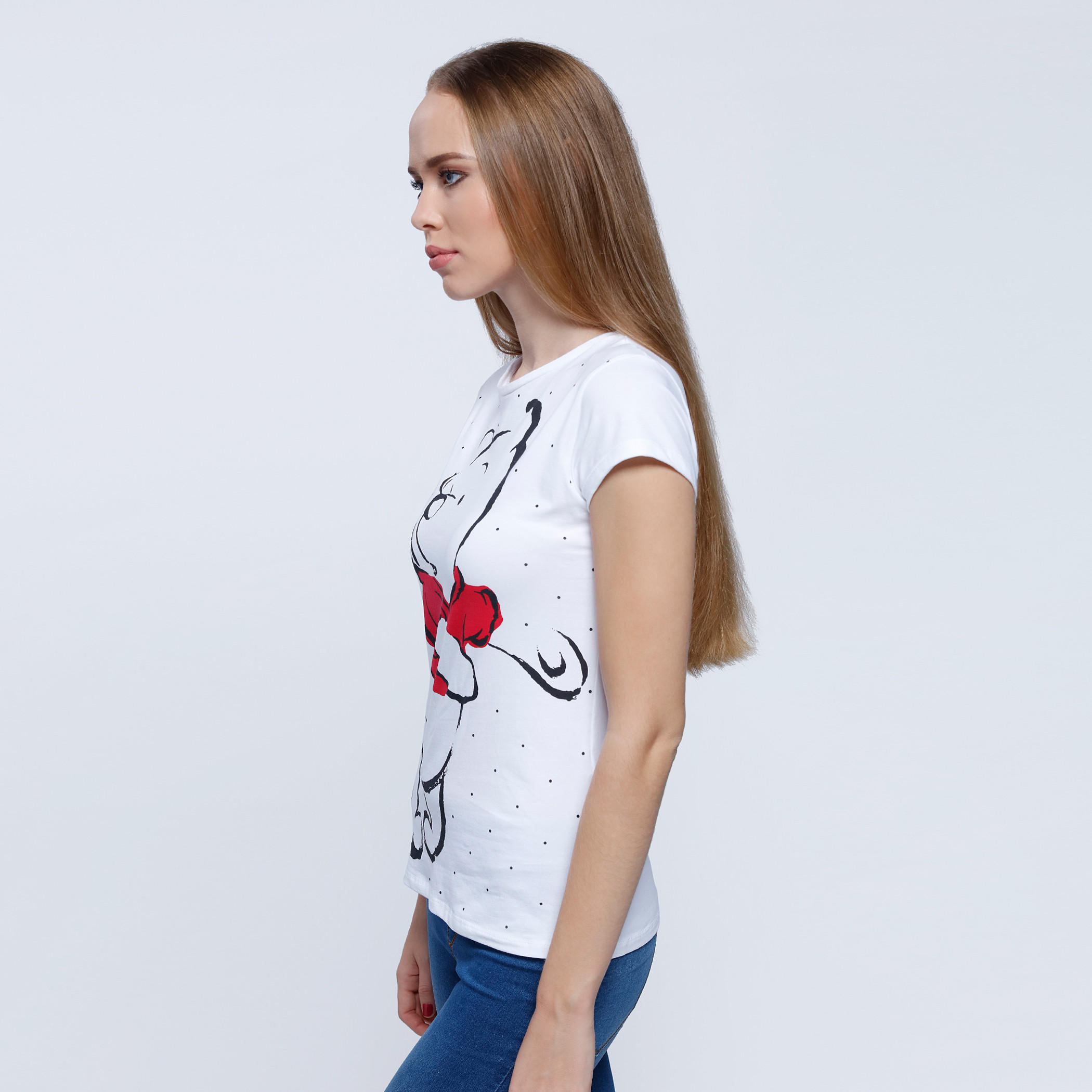 Printed T-Shirt with Short Sleeves-women-clothing-tshirts-image-3