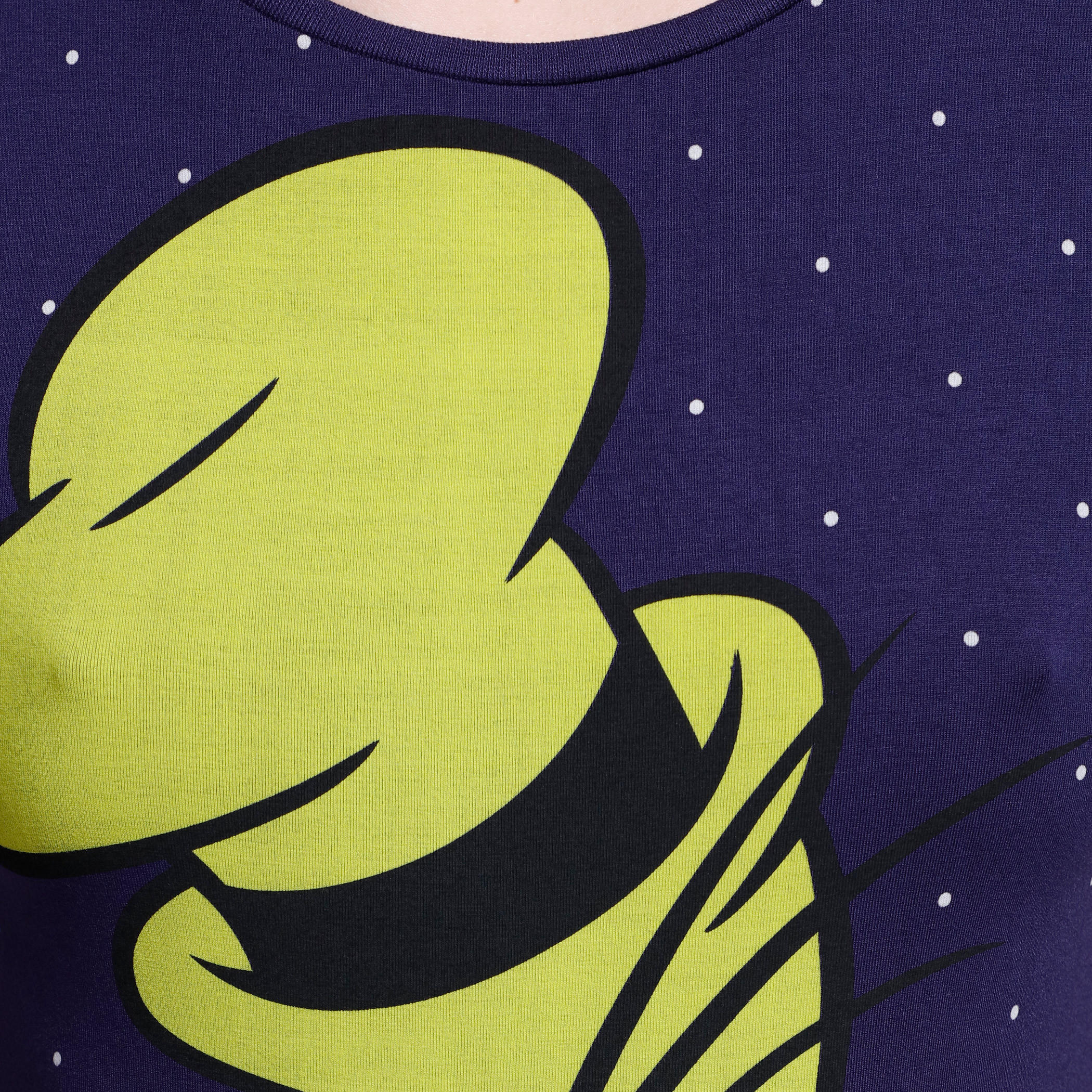 Goofy Print T-Shirt with Short Sleeves-women-clothing-tshirts-image-4