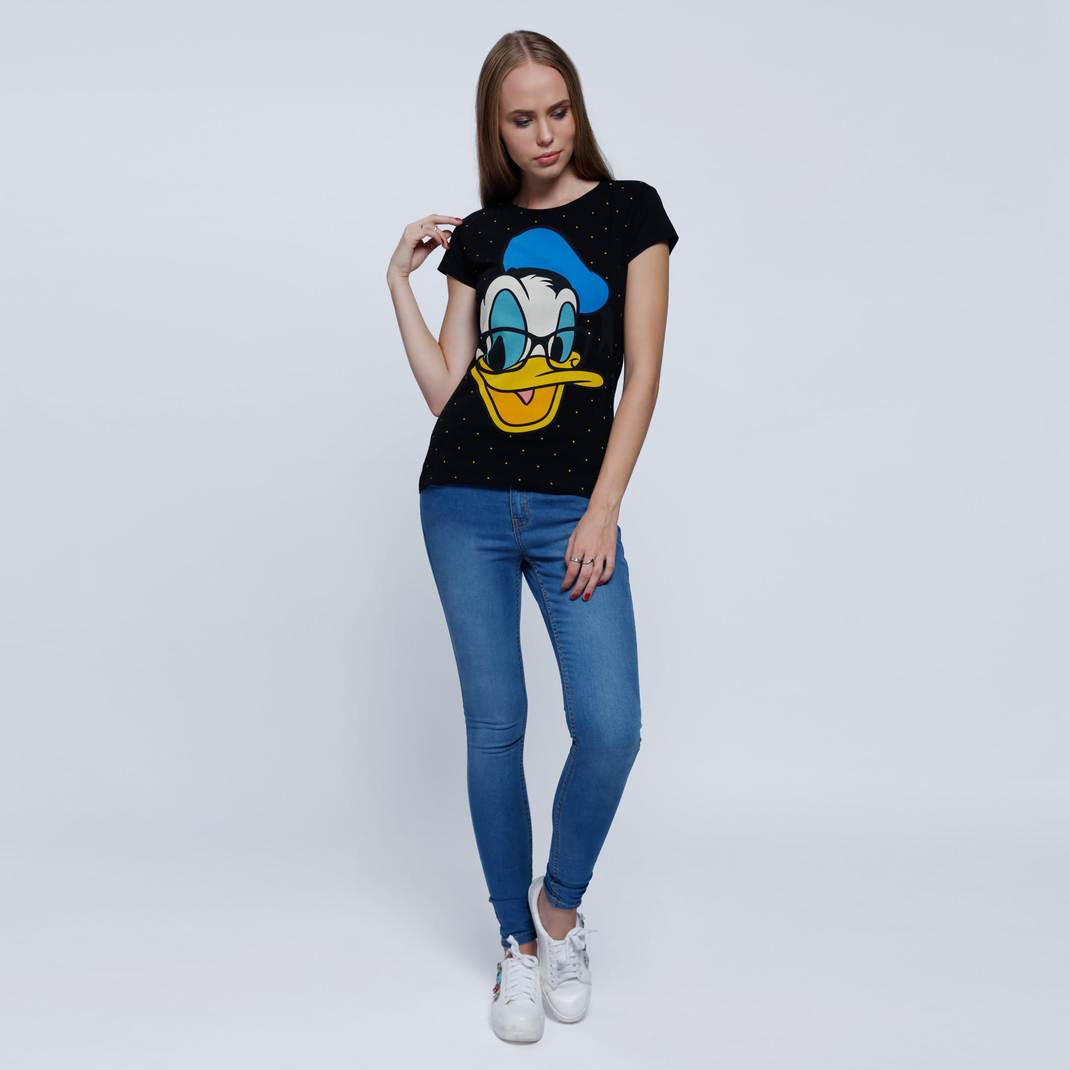 Printed T-Shirt with Round Neck and Short Sleeves-women-clothing-tshirts-image-5