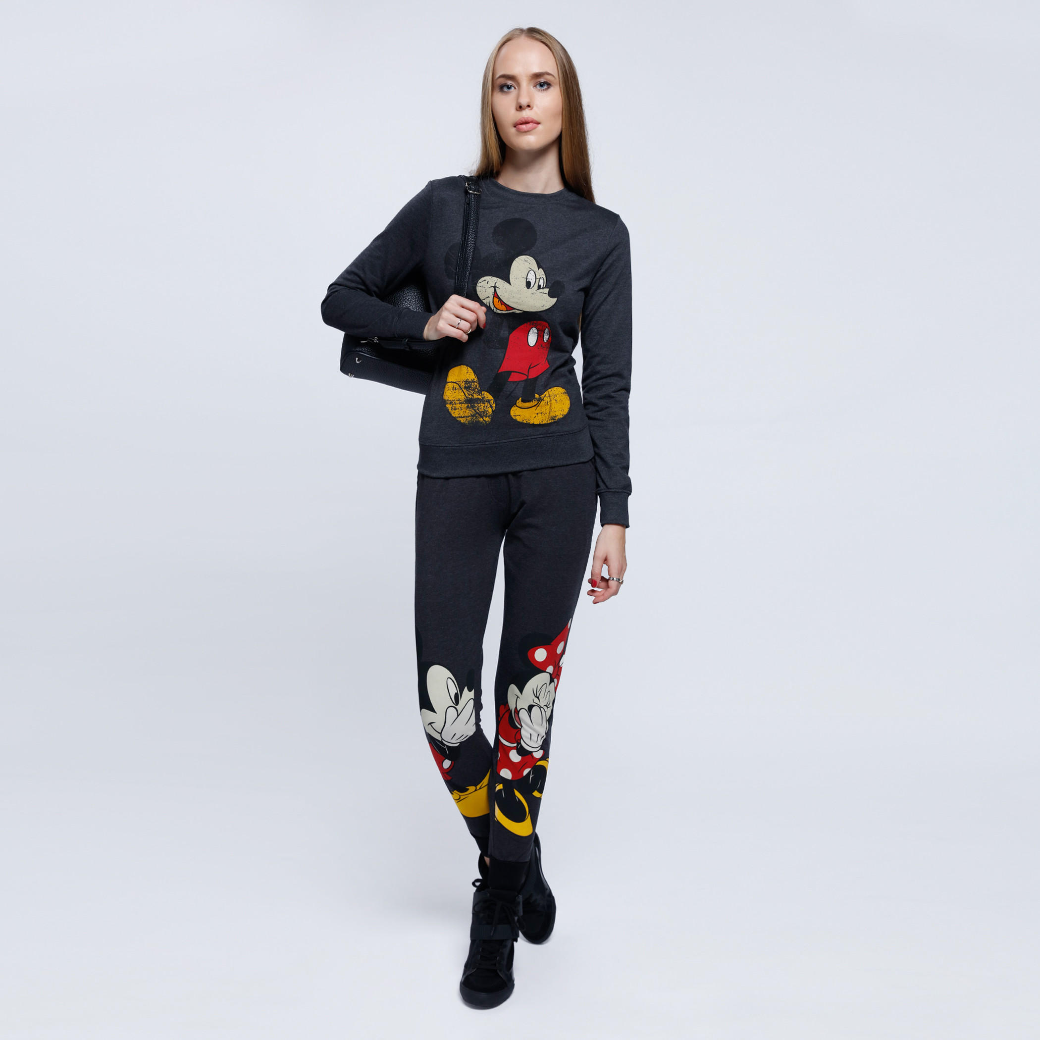 Printed Sweatshirt with Round Neck and Long Sleeves-women-winterwear-hoodiesandsweatshirts-sweatshirts-image-1