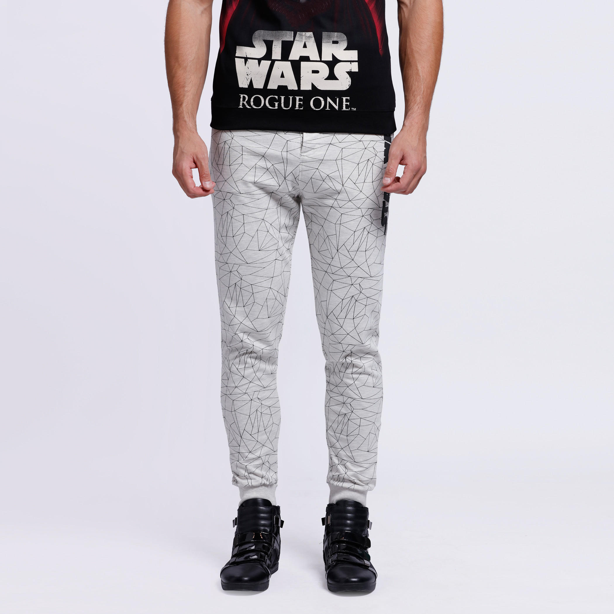 Star Wars Printed Full Length Joggers with Elasticised Waistband-men-clothing-bottoms-joggers-image-1