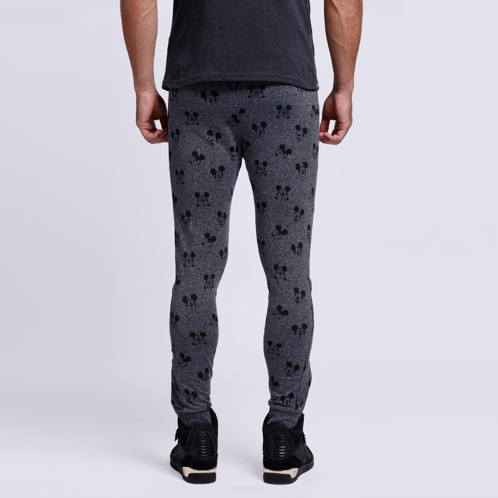 Mickey Mouse Printed Full Length Joggers with Elasticised Waistband-men-clothing-bottoms-joggers-image-4