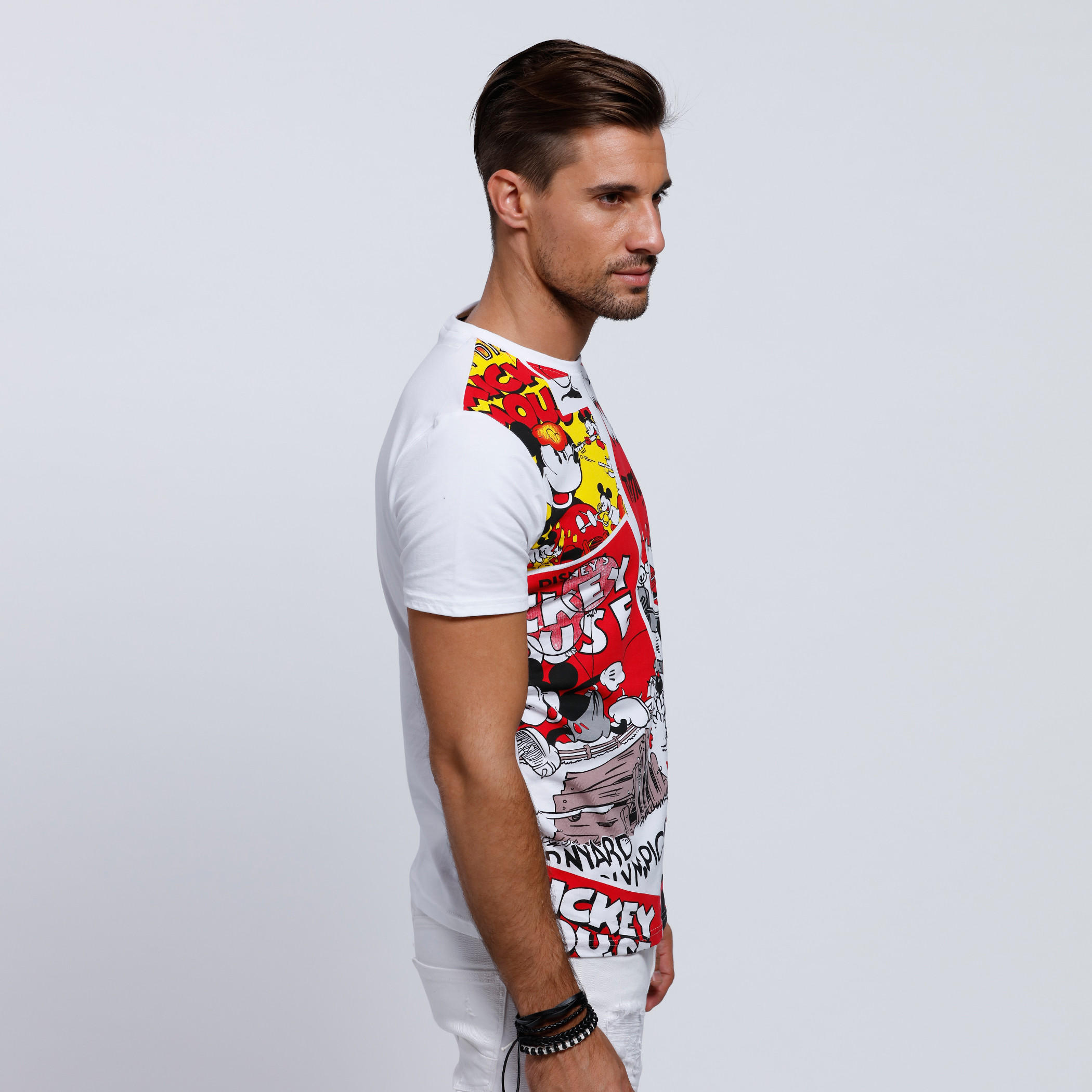 Mickey Mouse Printed Short Sleeves T-Shirt with Round Neck-men-clothing-tshirtsandpolos-tshirts-image-3