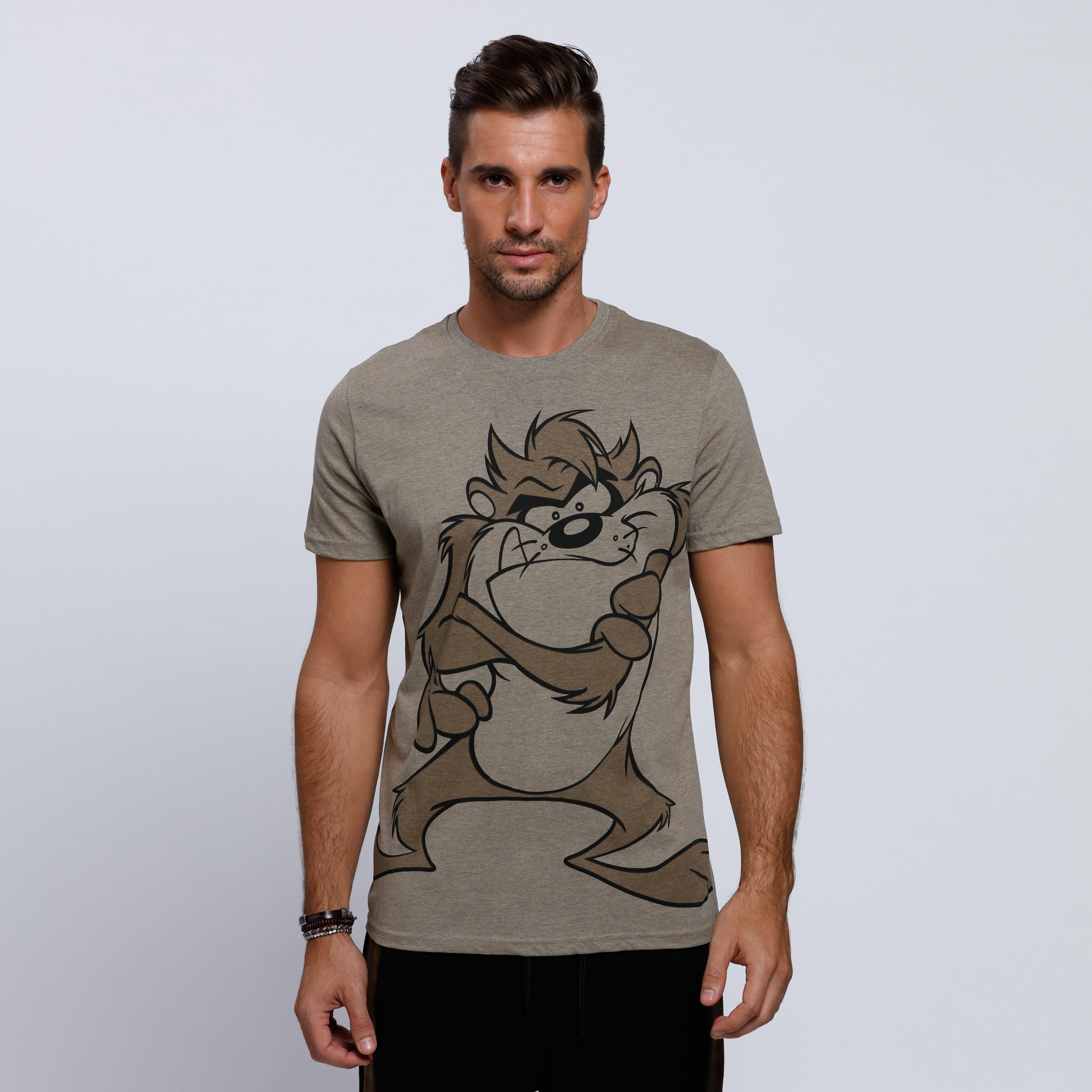 Printed Round Neck T-Shirt with Short Sleeves-men-clothing-tshirtsandpolos-tshirts-image-1