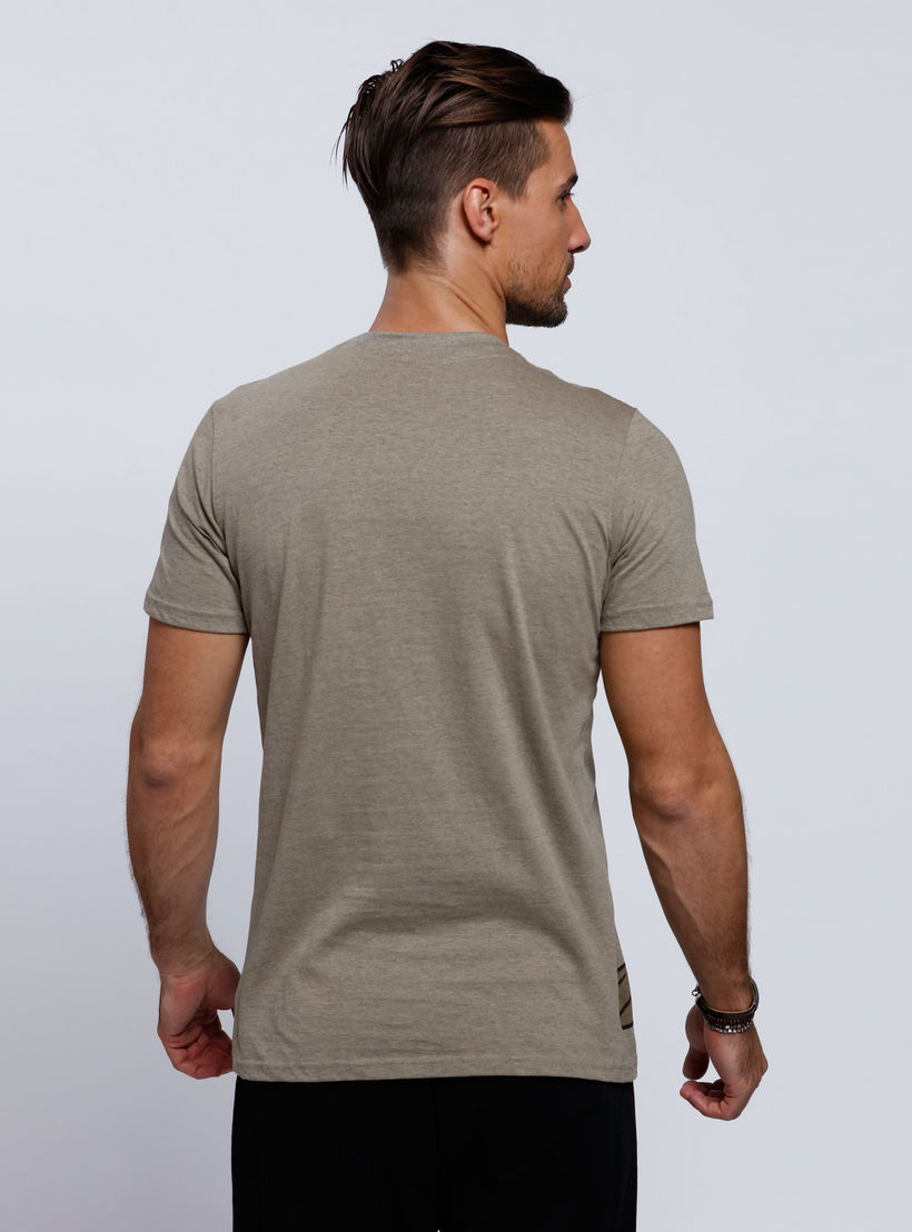 Printed Round Neck T-Shirt with Short Sleeves-men-clothing-tshirtsandpolos-tshirts-image-2