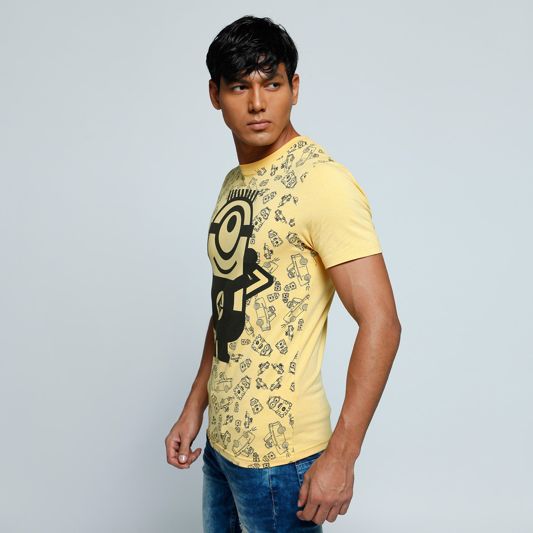 Printed T-Shirt with Crew Neck and Short Sleeves-men-clothing-tshirtsandpolos-tshirts-image-3