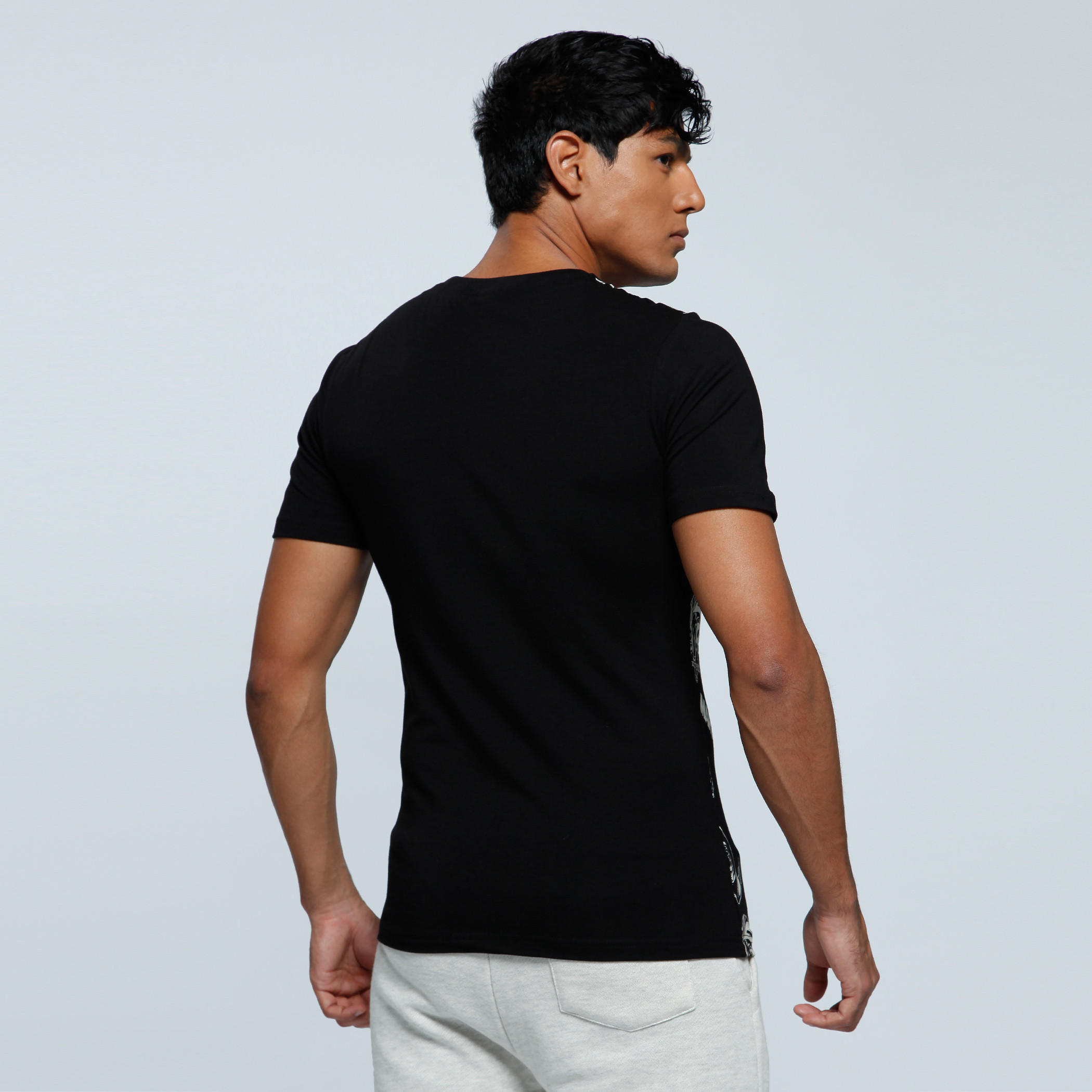 Printed T-Shirt with Crew Neck and Short Sleeves-men-clothing-tshirtsandpolos-tshirts-image-2