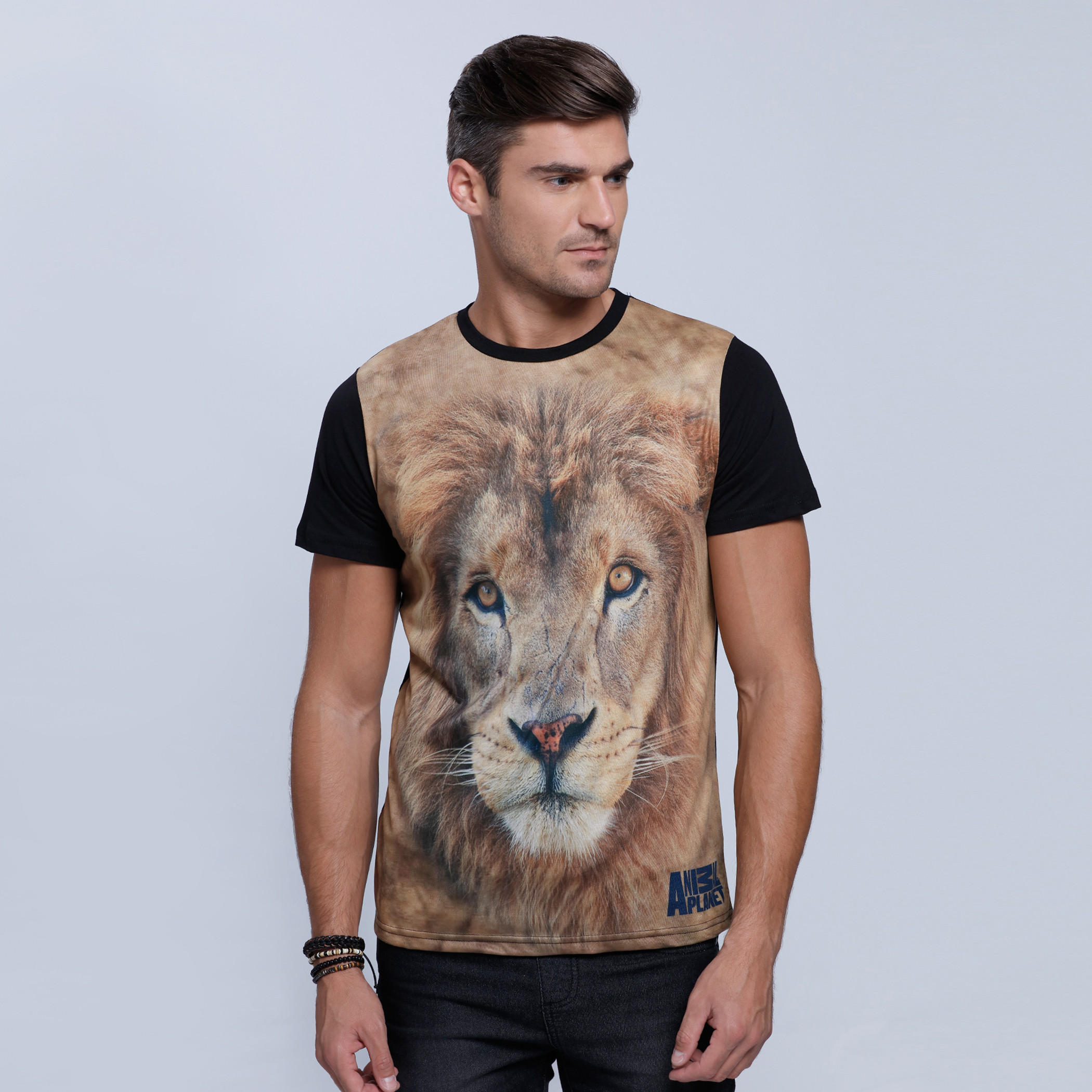 Animal Planet Printed Short Sleeves T-Shirt with Round Neckline-men-clothing-tshirtsandpolos-tshirts-image-1