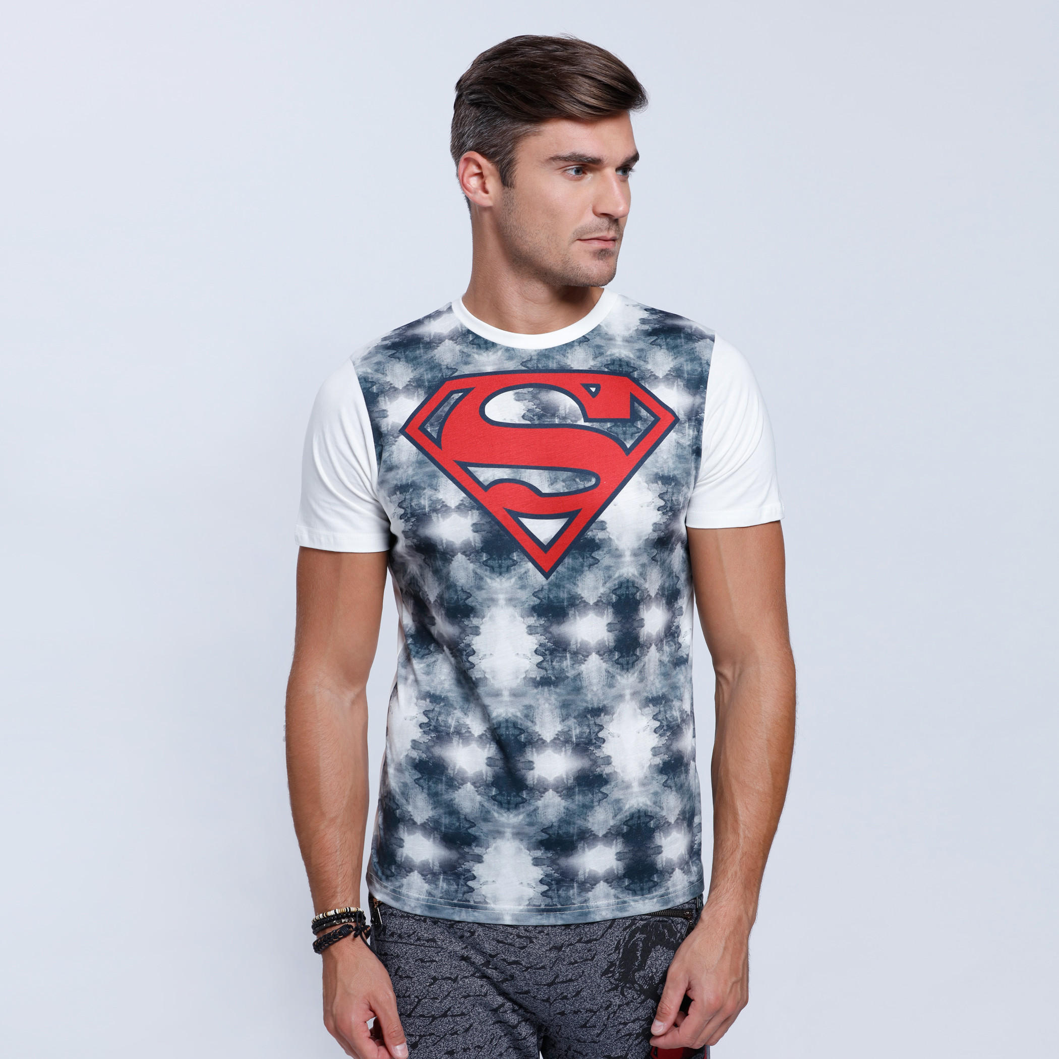 Printed Short Sleeves T-Shirt with Round Neckline-men-clothing-tshirtsandpolos-tshirts-image-1