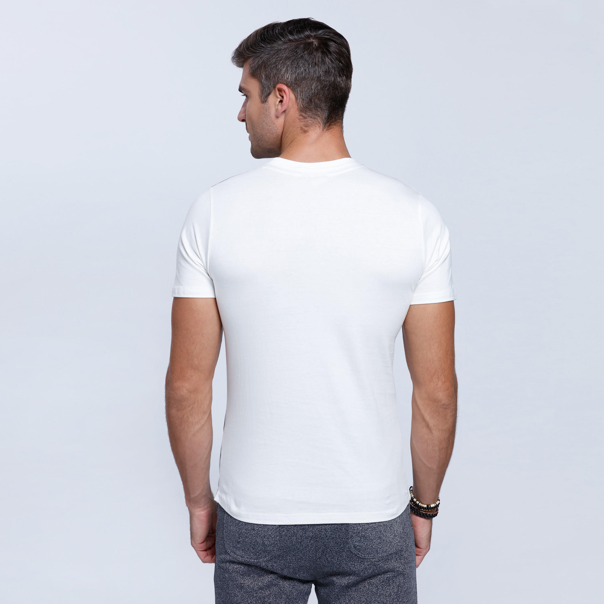 Printed Short Sleeves T-Shirt with Round Neckline-men-clothing-tshirtsandpolos-tshirts-image-2