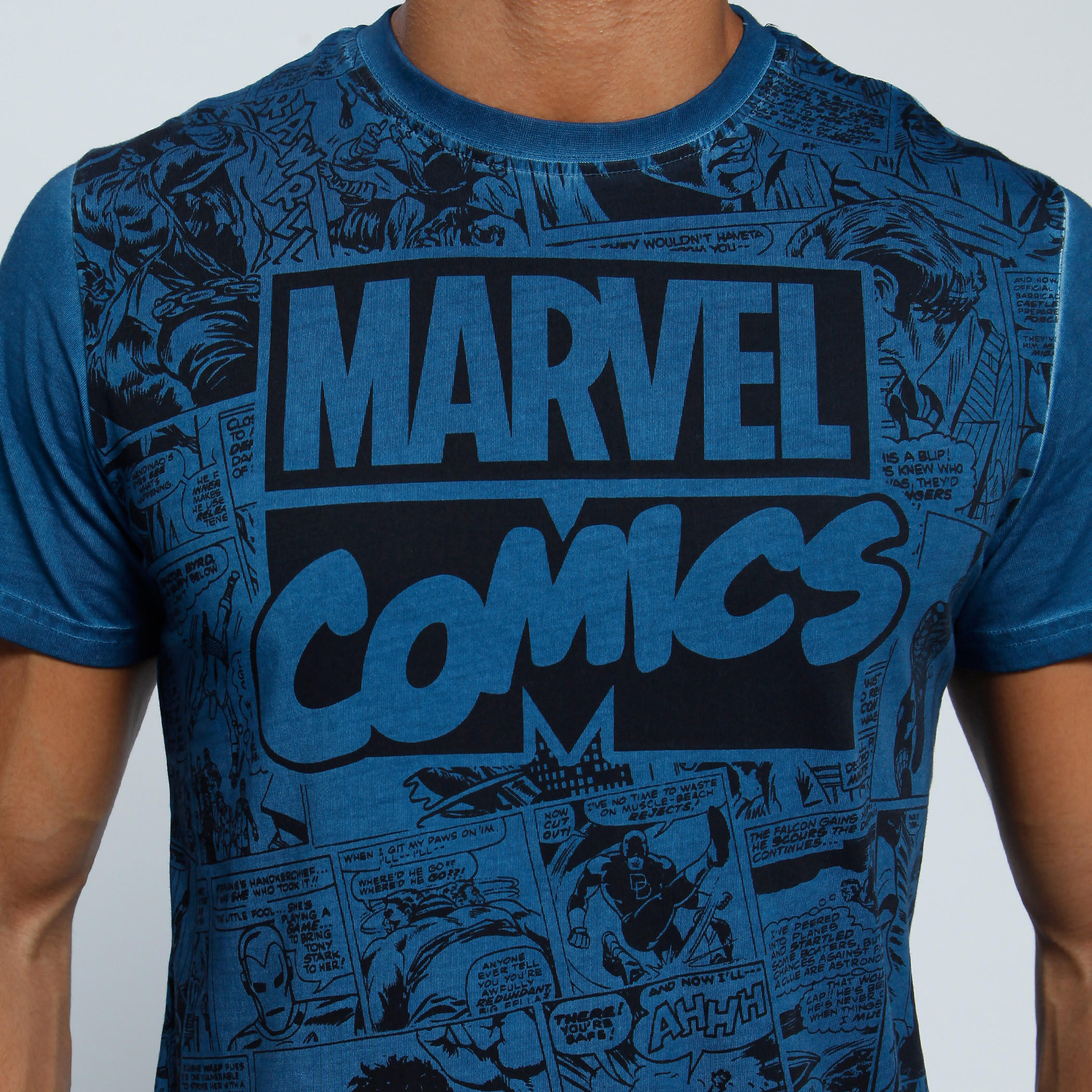 Marvel Printed T-Shirt with Crew Neck and Short Sleeves-men-clothing-tshirtsandpolos-tshirts-image-4