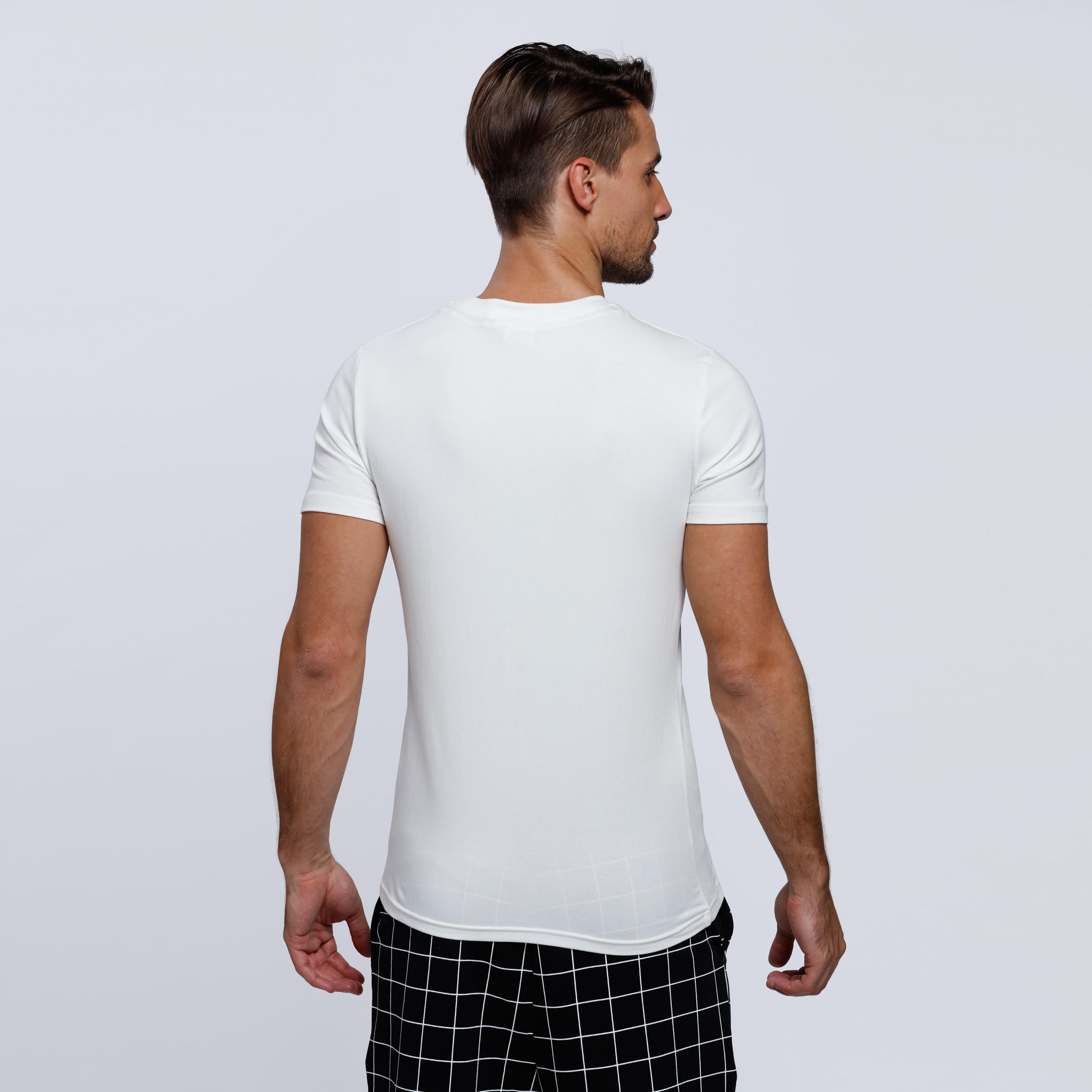 The Smurfs Printed Round Neck T-Shirt with Short Sleeves-men-clothing-tshirtsandpolos-tshirts-image-2